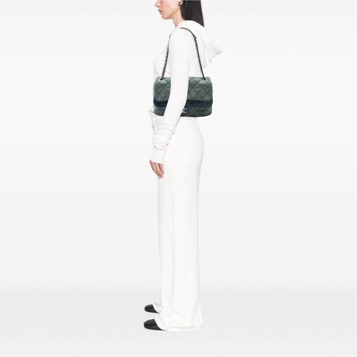Chanel Jumbo Quilted Iridescent Calfskin In the Mix Double Flap