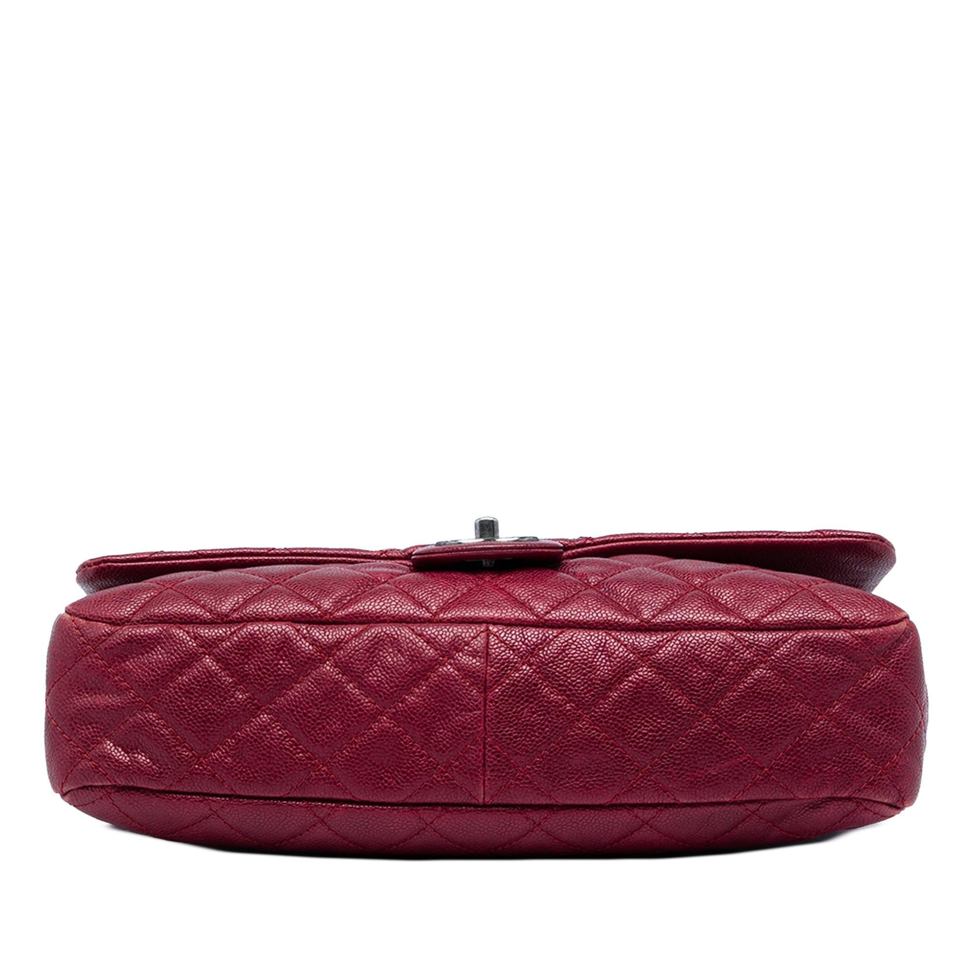 Chanel Jumbo Quilted Iridescent Caviar Easy Flap