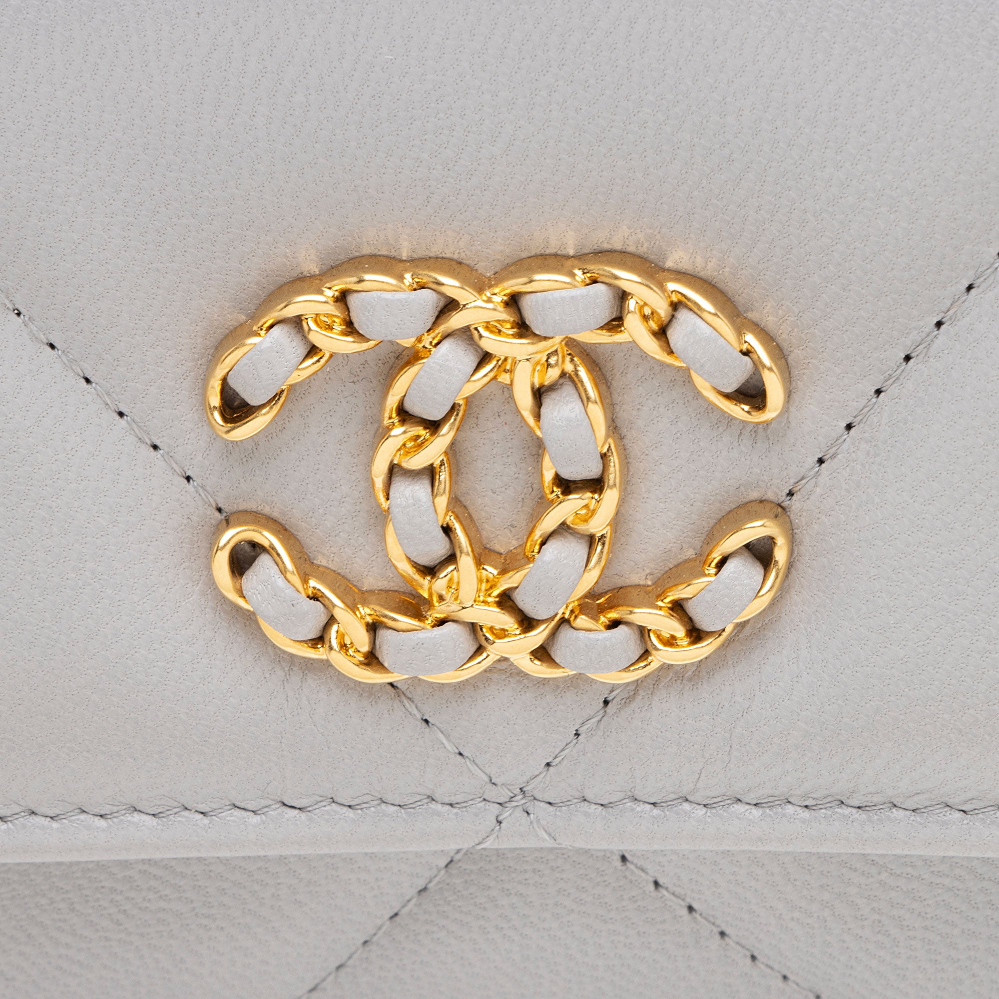 Chanel Lambskin 19 Flap Wallet