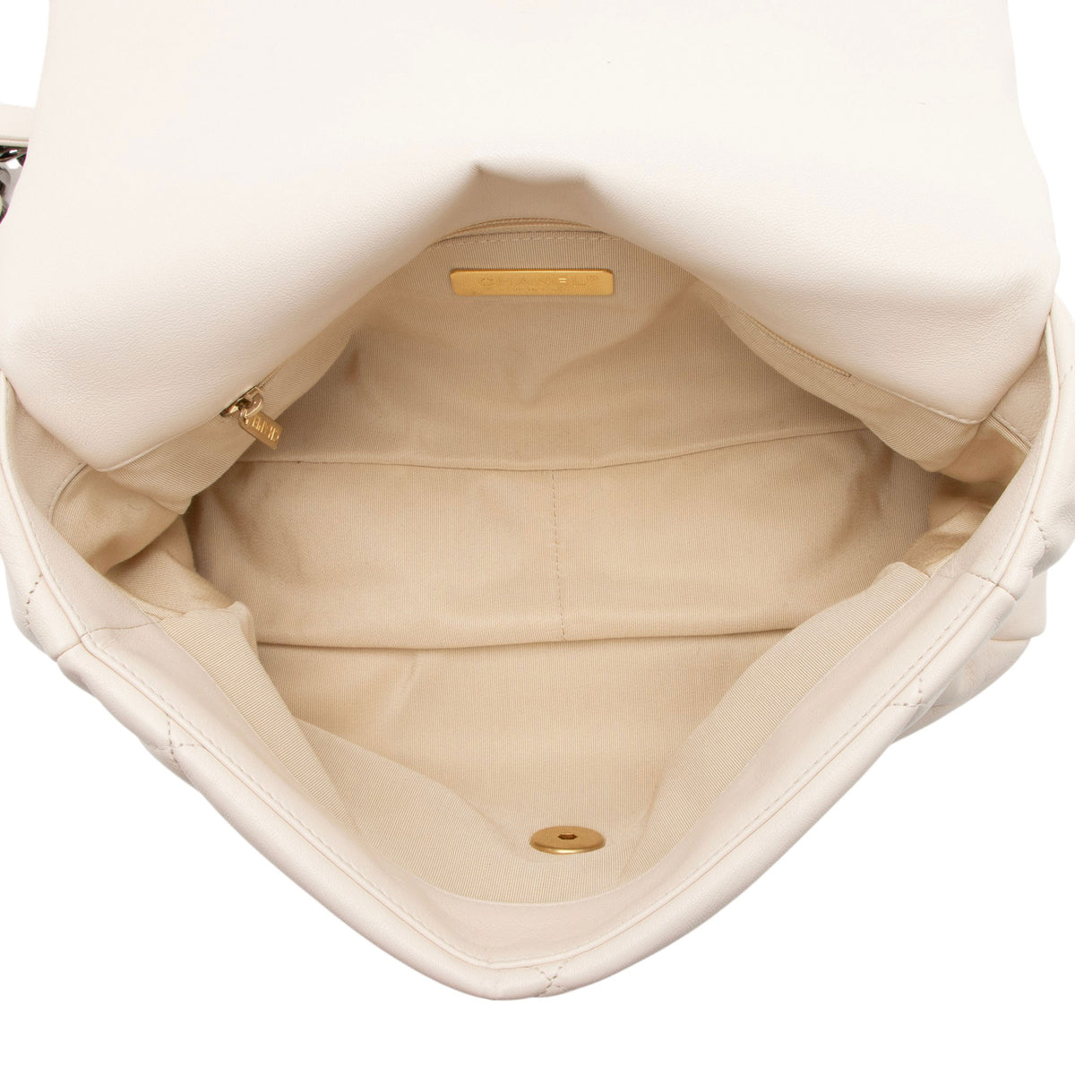 Chanel Lambskin 19 Large Flap Shoulder Bag