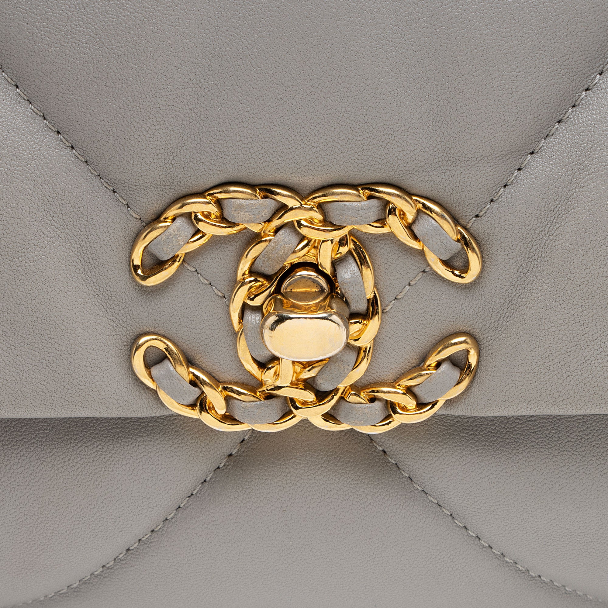 Chanel Lambskin 19 Maxi Flap Shoulder Bag