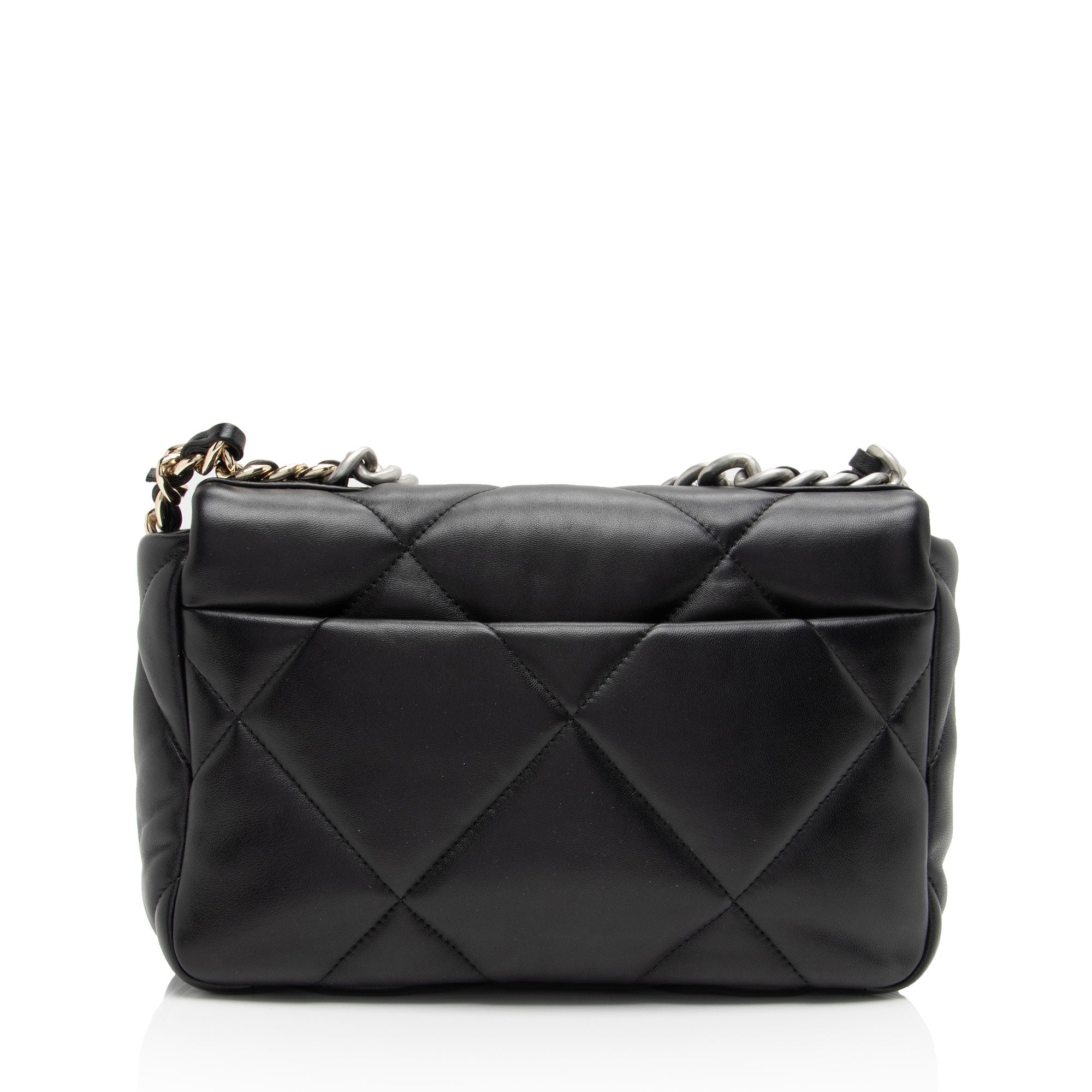 Chanel Lambskin 19 Medium Flap Shoulder Bag (SHF-boGp4i)