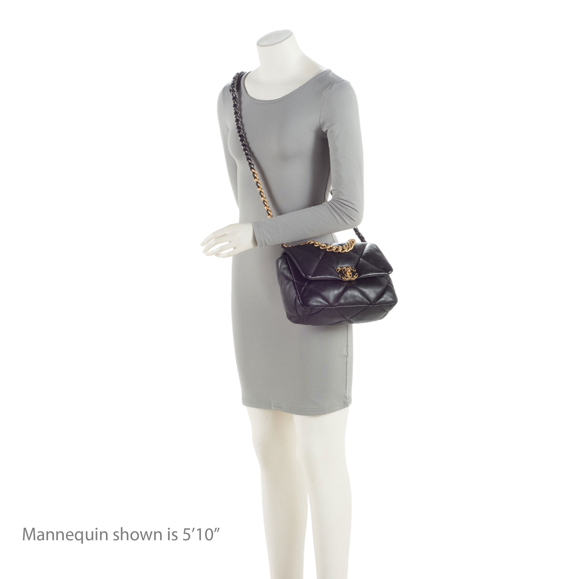 Chanel Lambskin 19 Medium Flap Shoulder Bag (SHF-boGp4i)