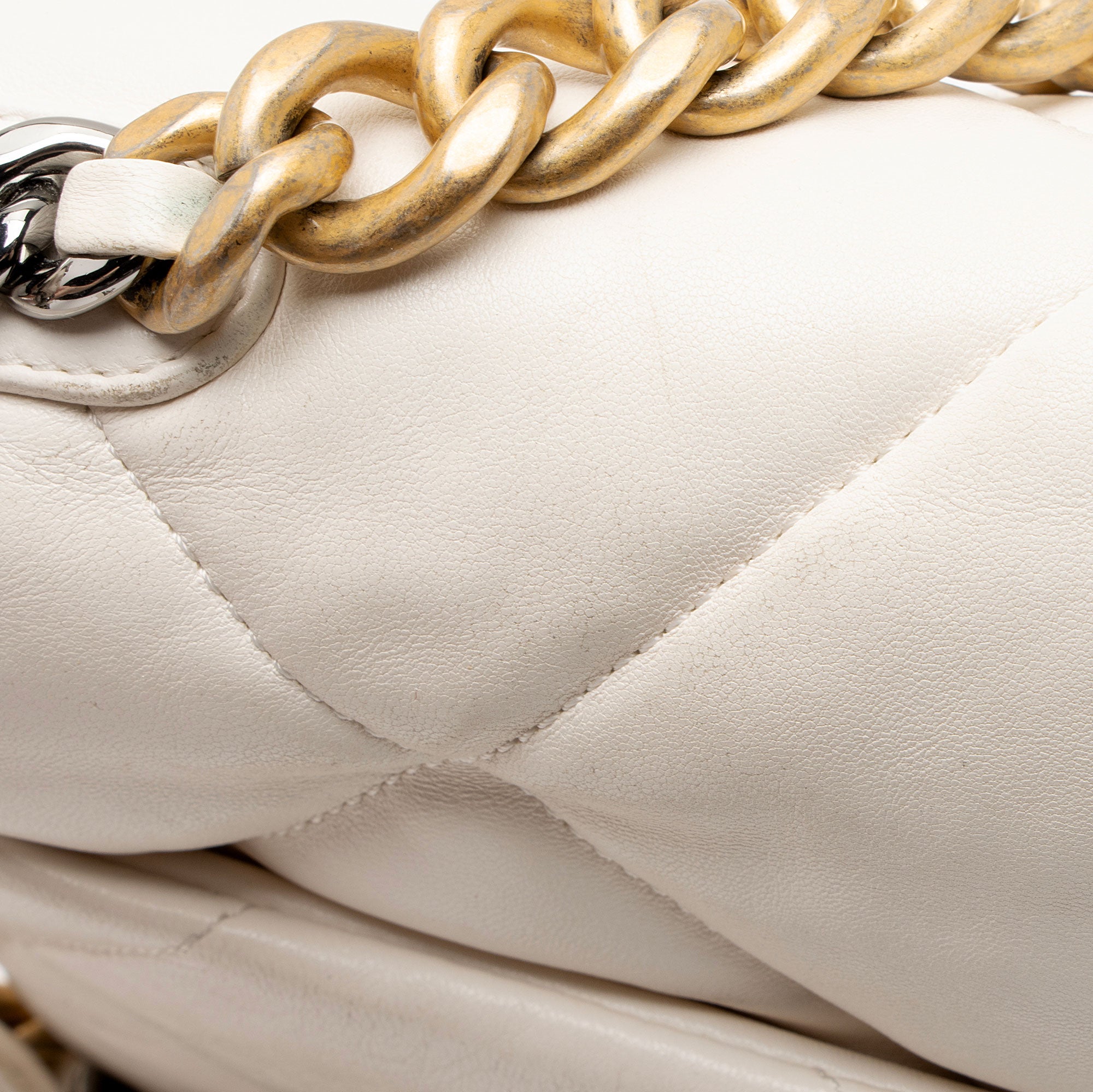 Chanel Lambskin 19 Medium Flap Shoulder Bag