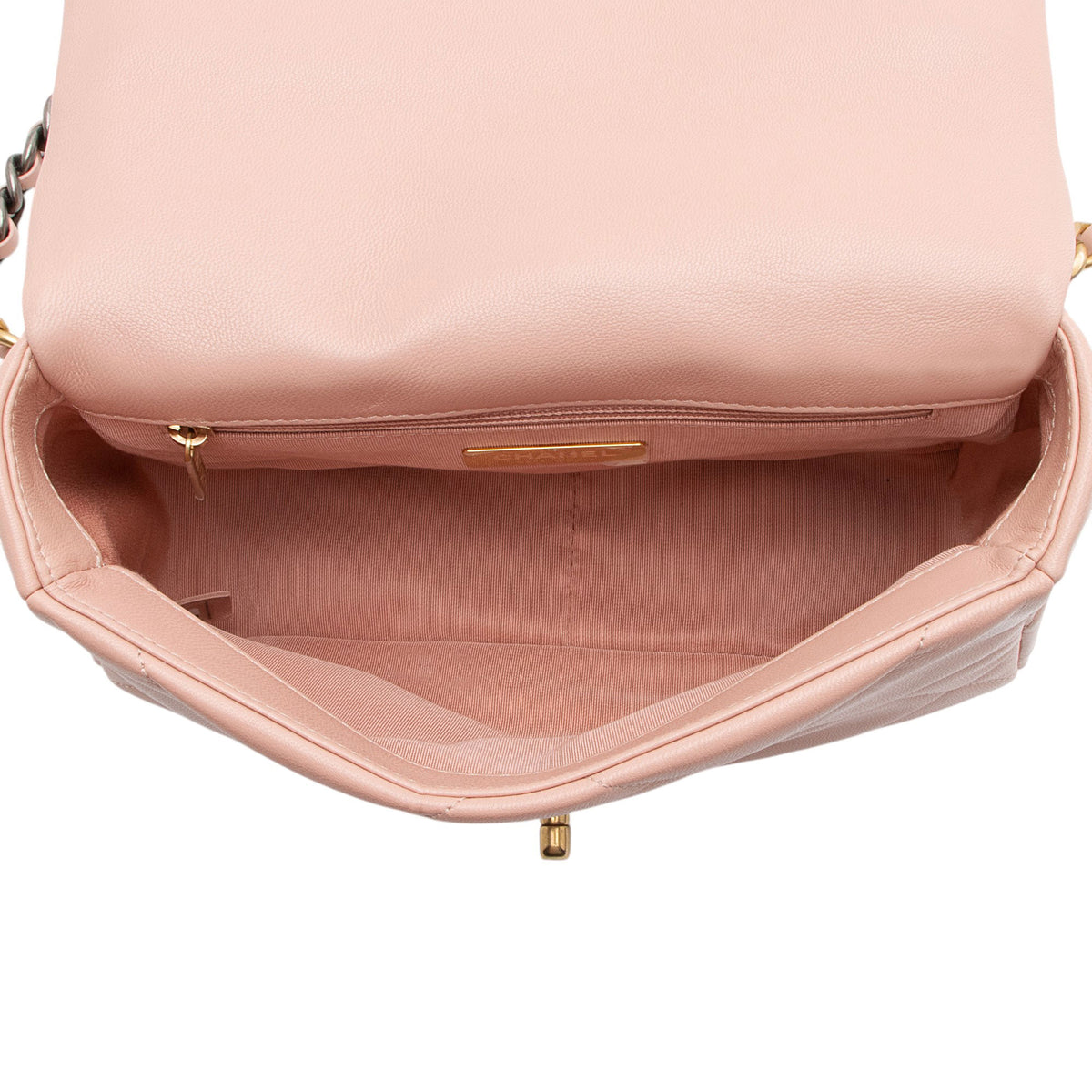 Chanel Lambskin 19 Medium Flap Shoulder Bag