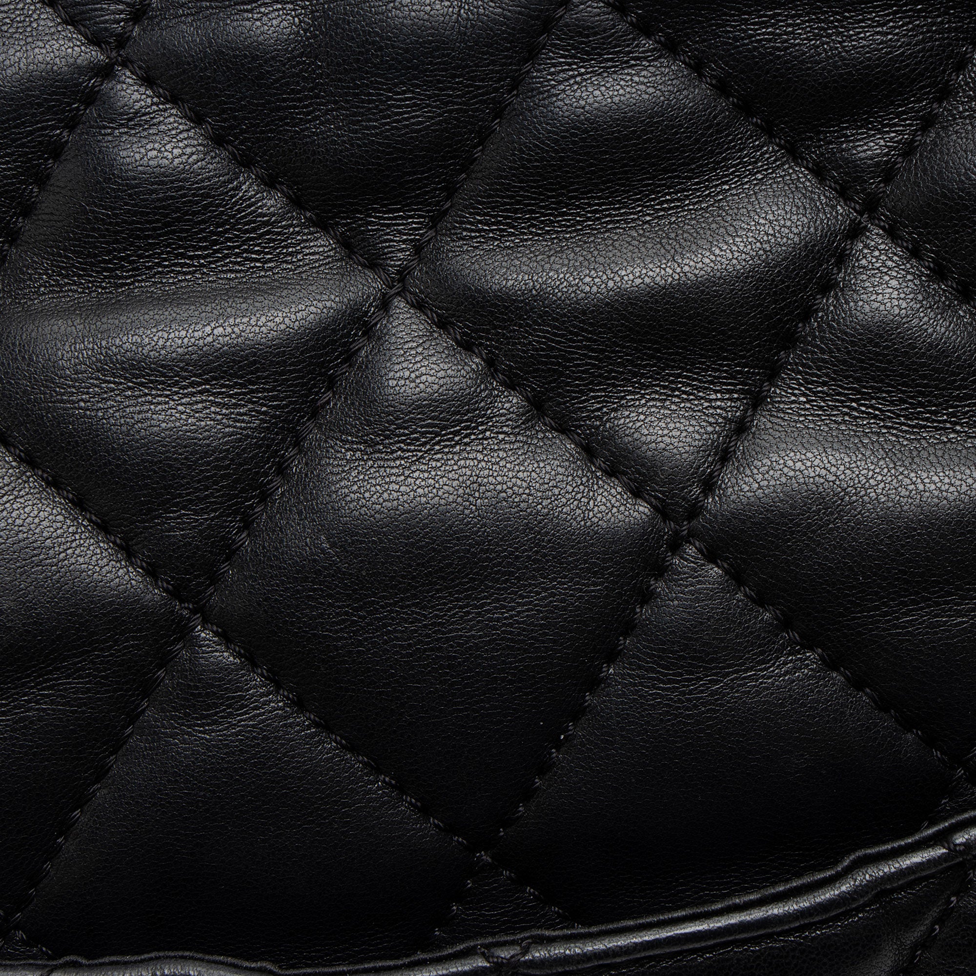 Chanel Lambskin 3 Accordion Maxi Flap Bag