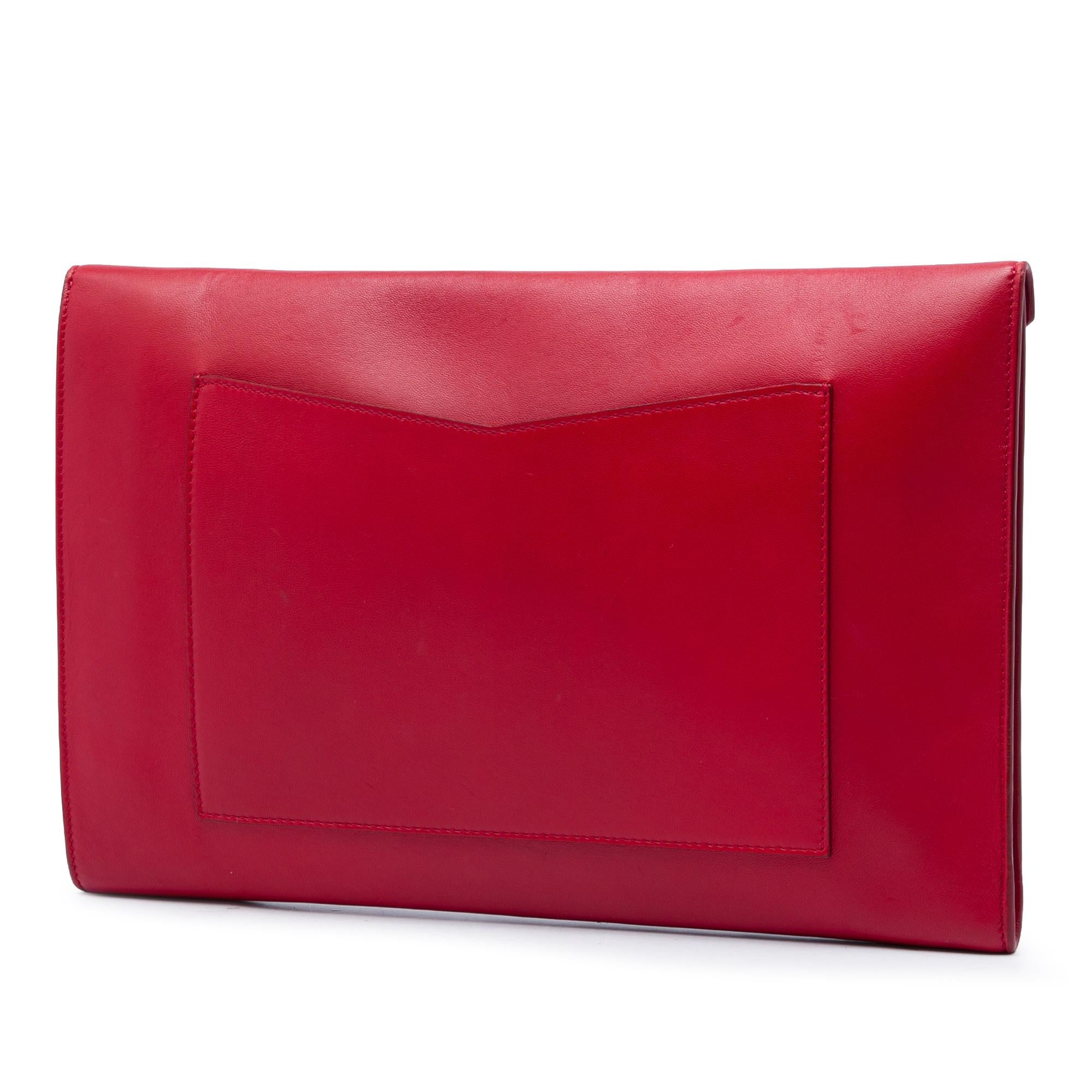 Chanel Lambskin Airlines Envelope Clutch