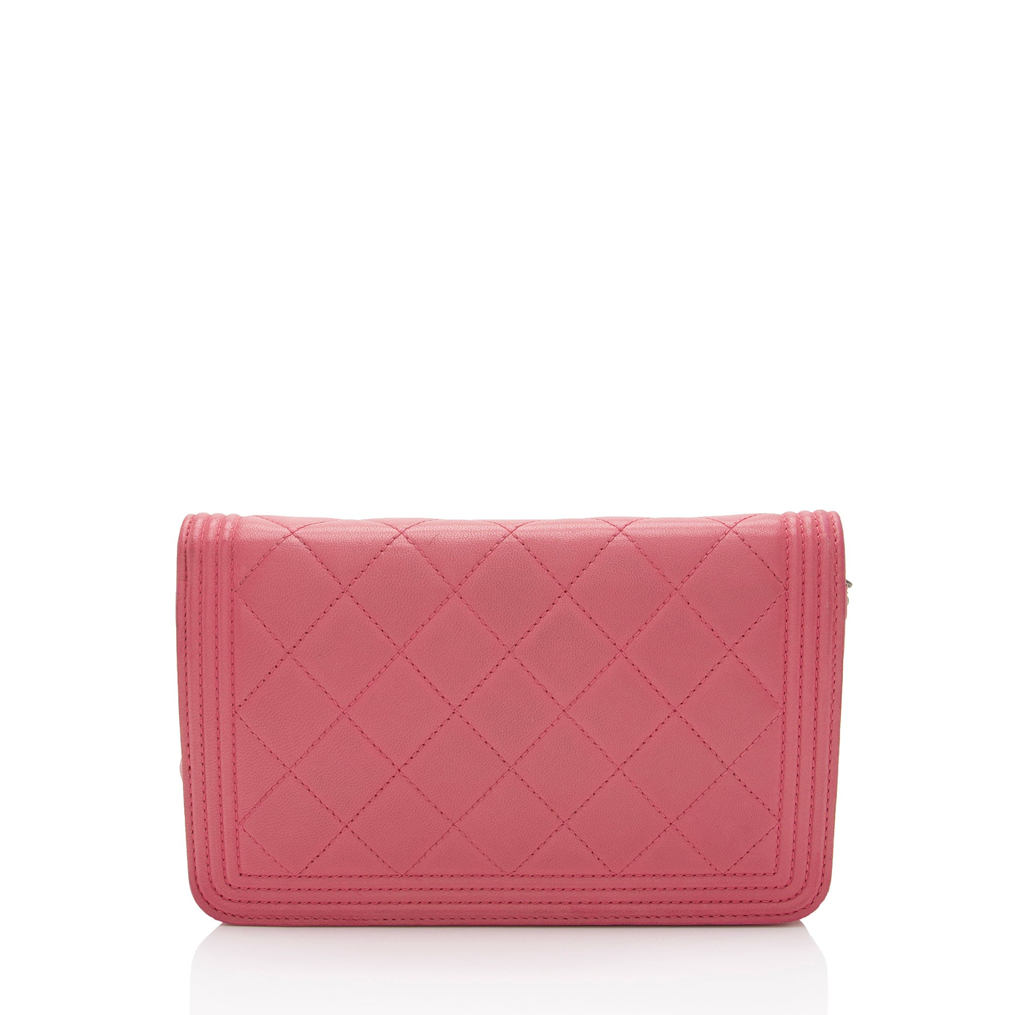 Chanel Lambskin Boy Wallet on Chain