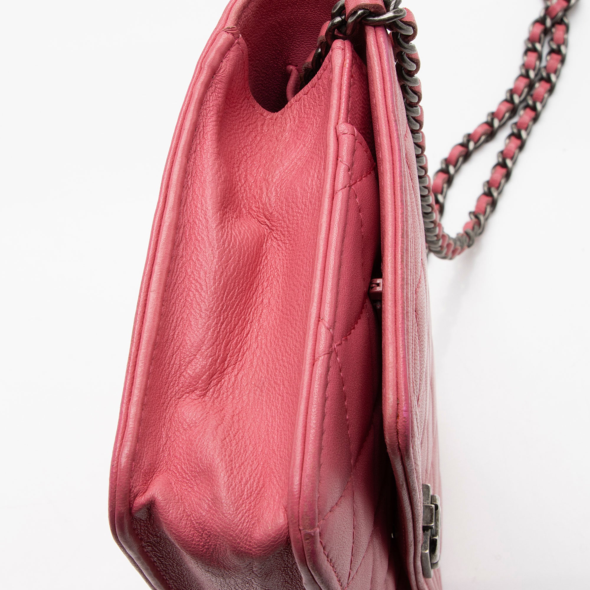 Chanel Lambskin Boy Wallet on Chain