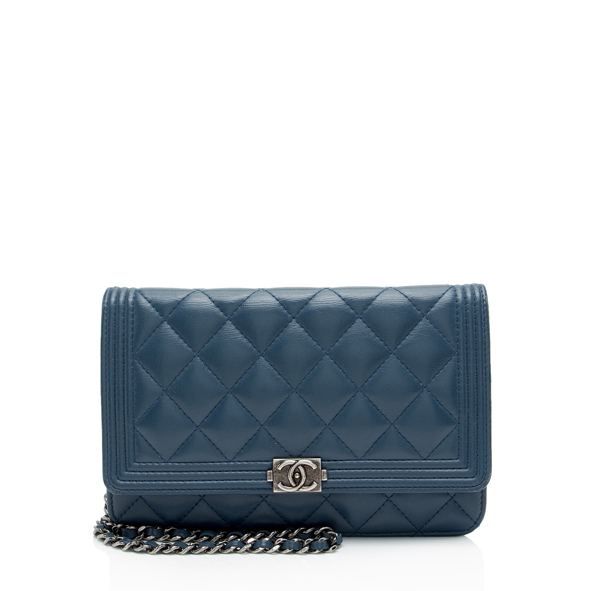 Chanel Lambskin Boy Wallet on Chain