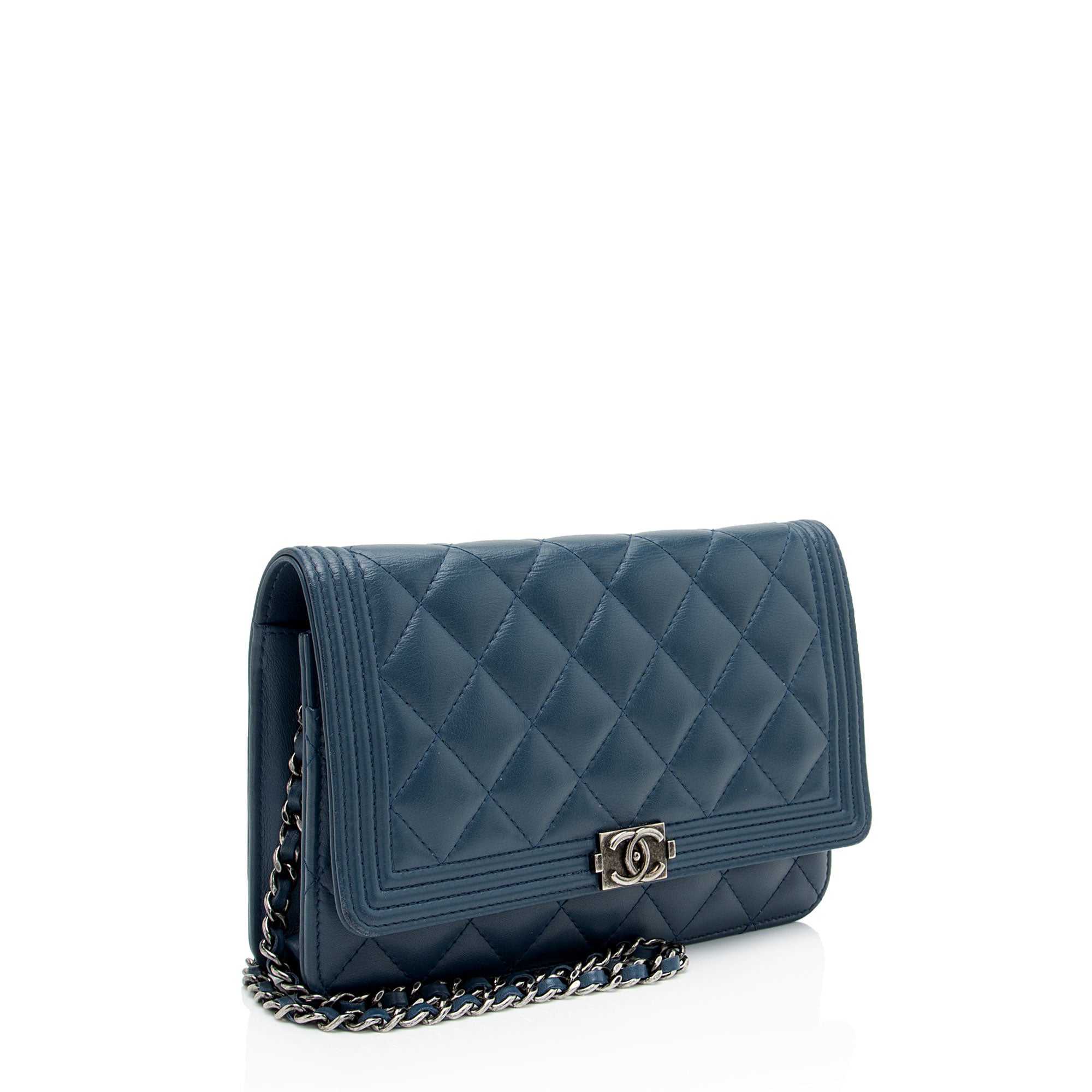 Chanel Lambskin Boy Wallet on Chain