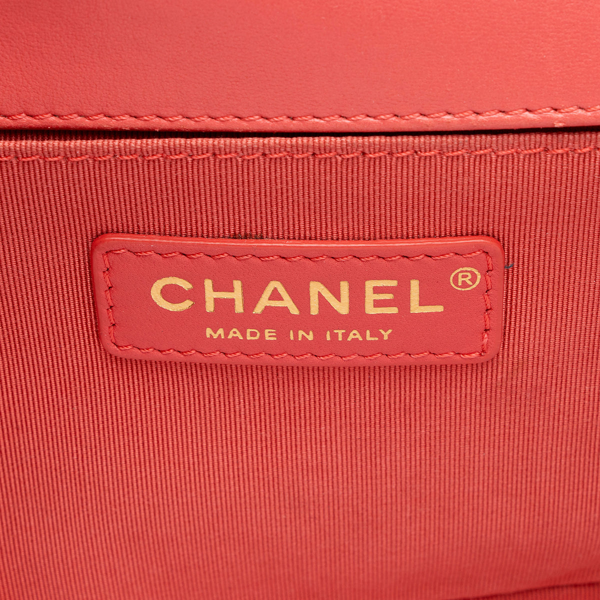 Chanel Lambskin Braided Tweed Jacket Old Medium Boy Bag