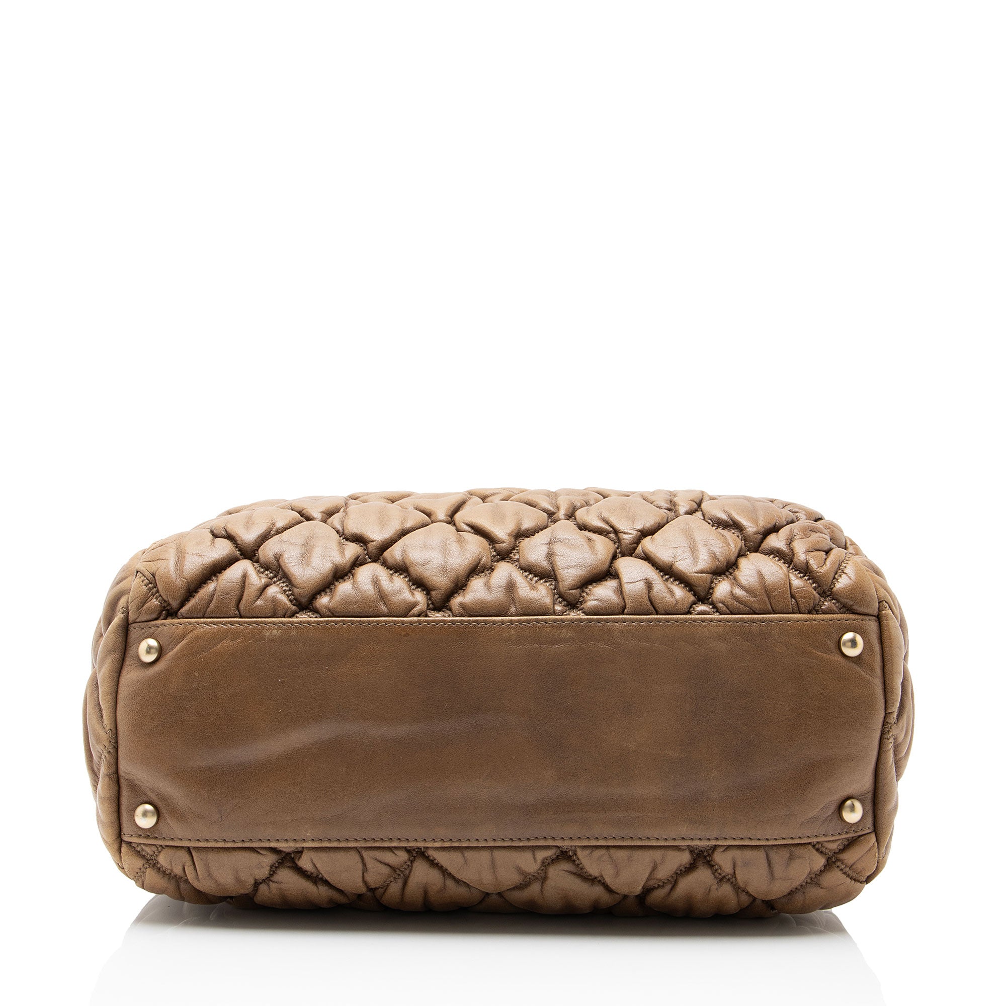 Chanel Lambskin Bubble Quilt Satchel