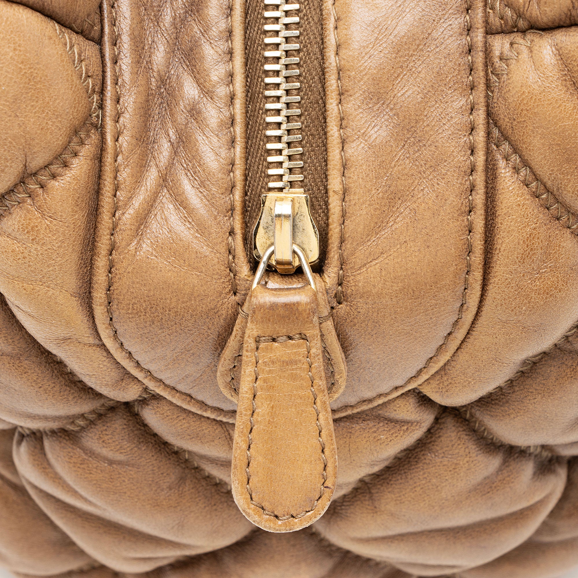 Chanel Lambskin Bubble Quilt Satchel