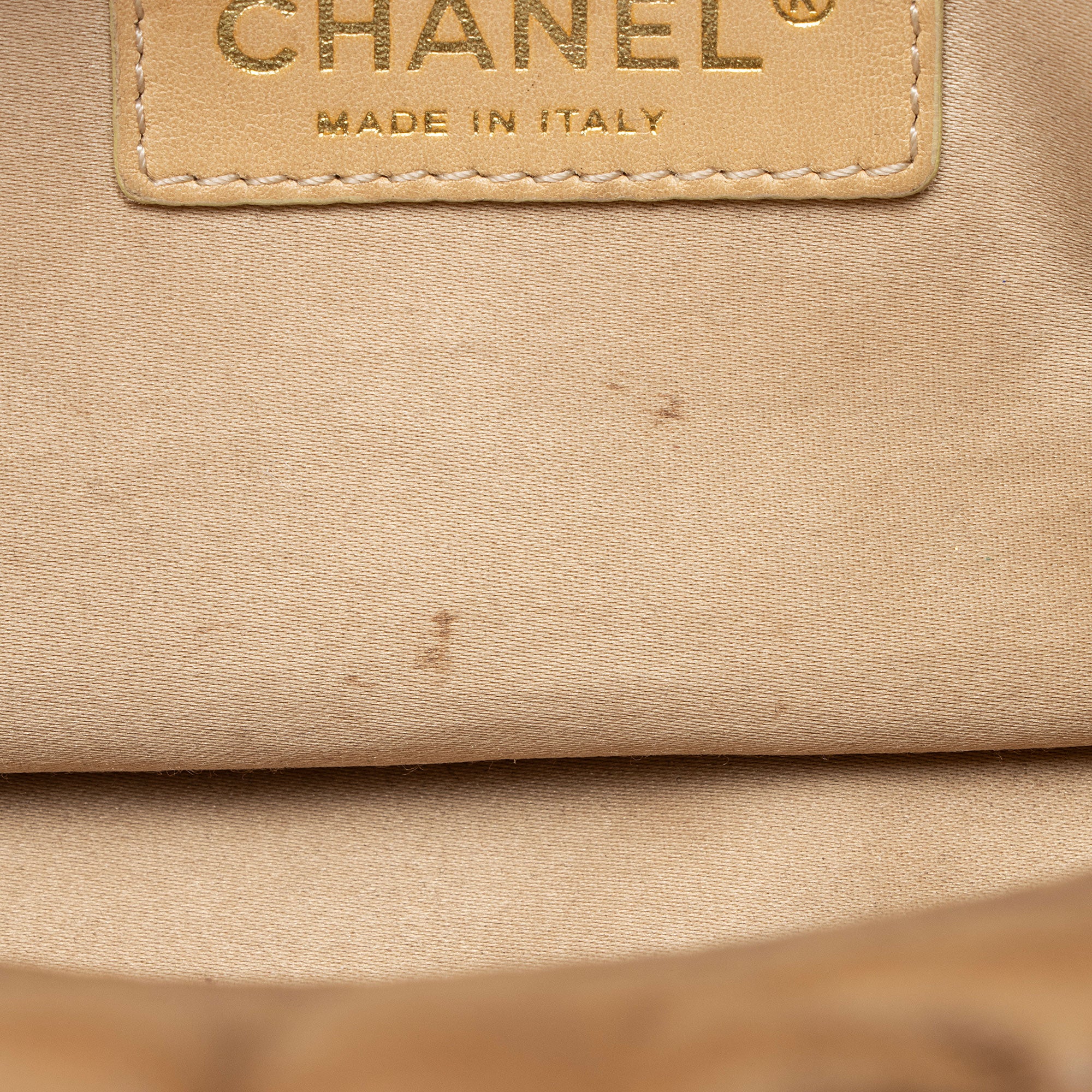 Chanel Lambskin Bubble Quilt Satchel