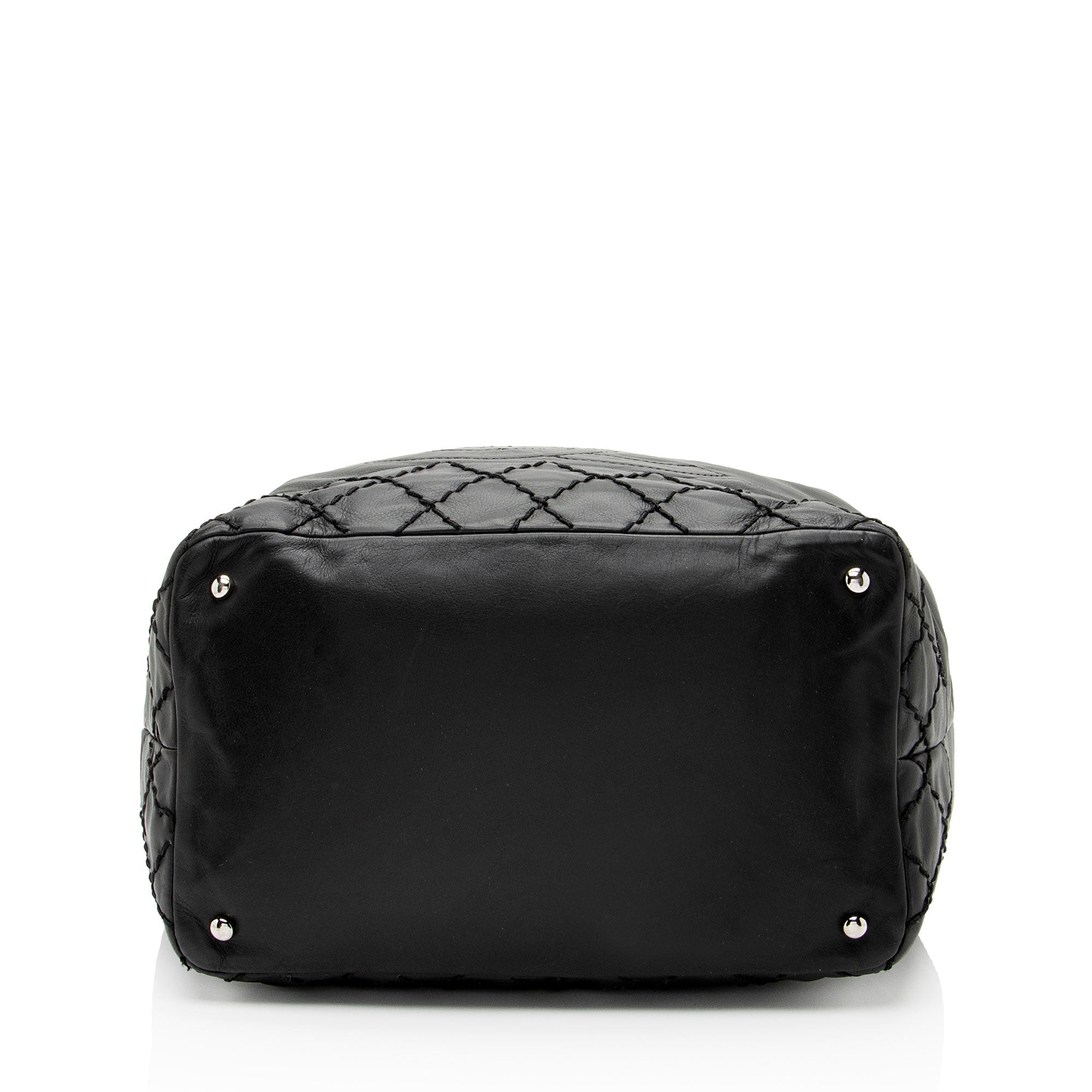 Chanel Lambskin CC Drawstring Bucket Bag