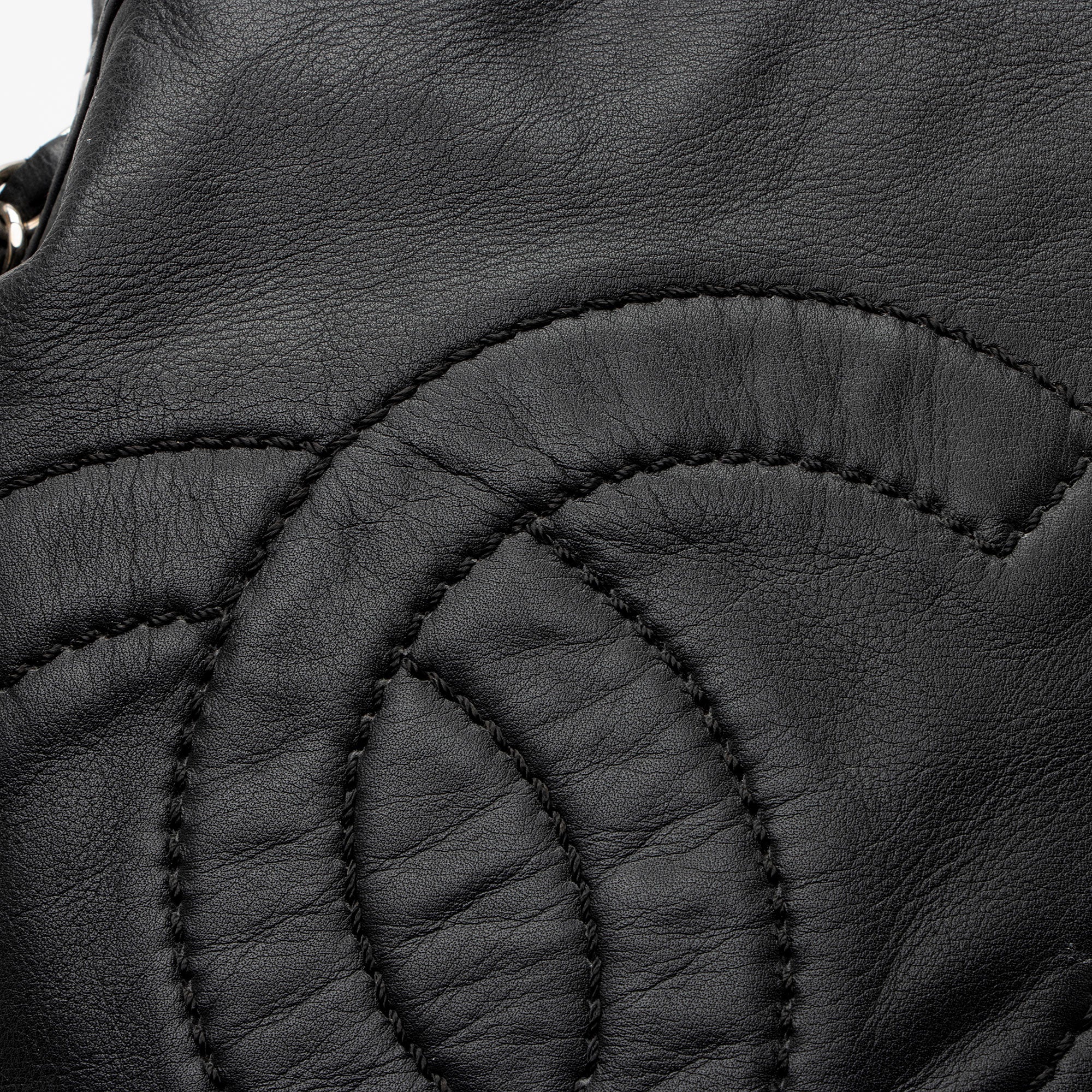 Chanel Lambskin CC Drawstring Bucket Bag