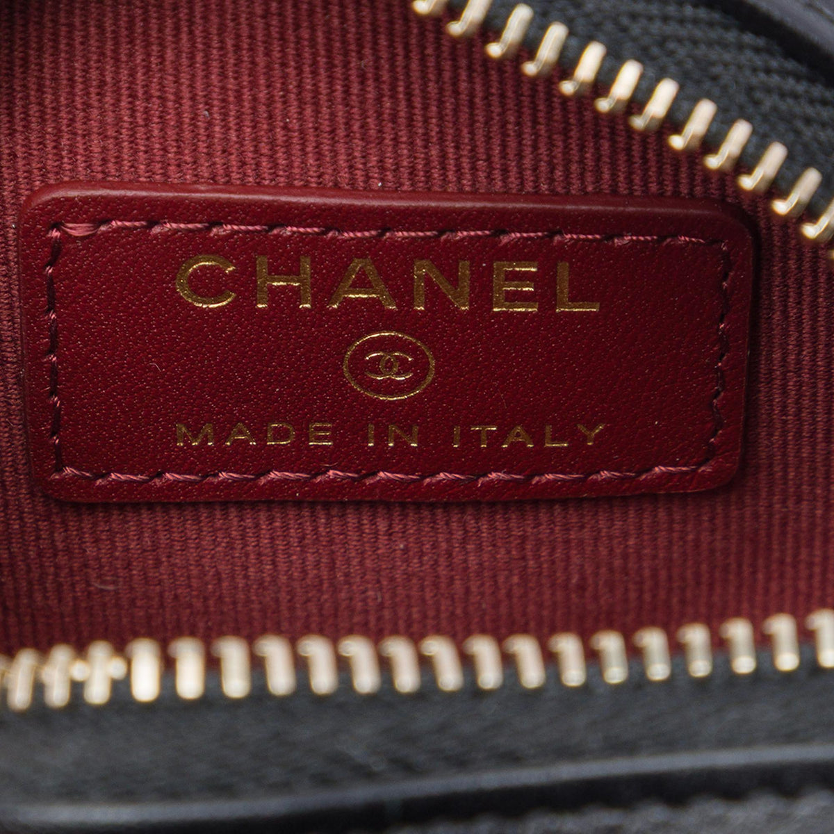 Chanel Lambskin CC In Love Heart Zipped Arm Coin Purse