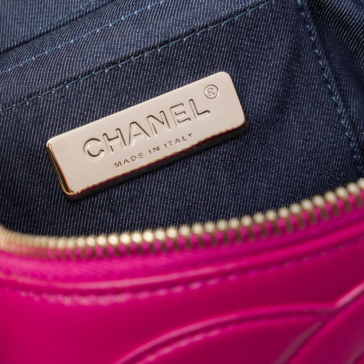 Chanel Lambskin CC Mania Vanity Case