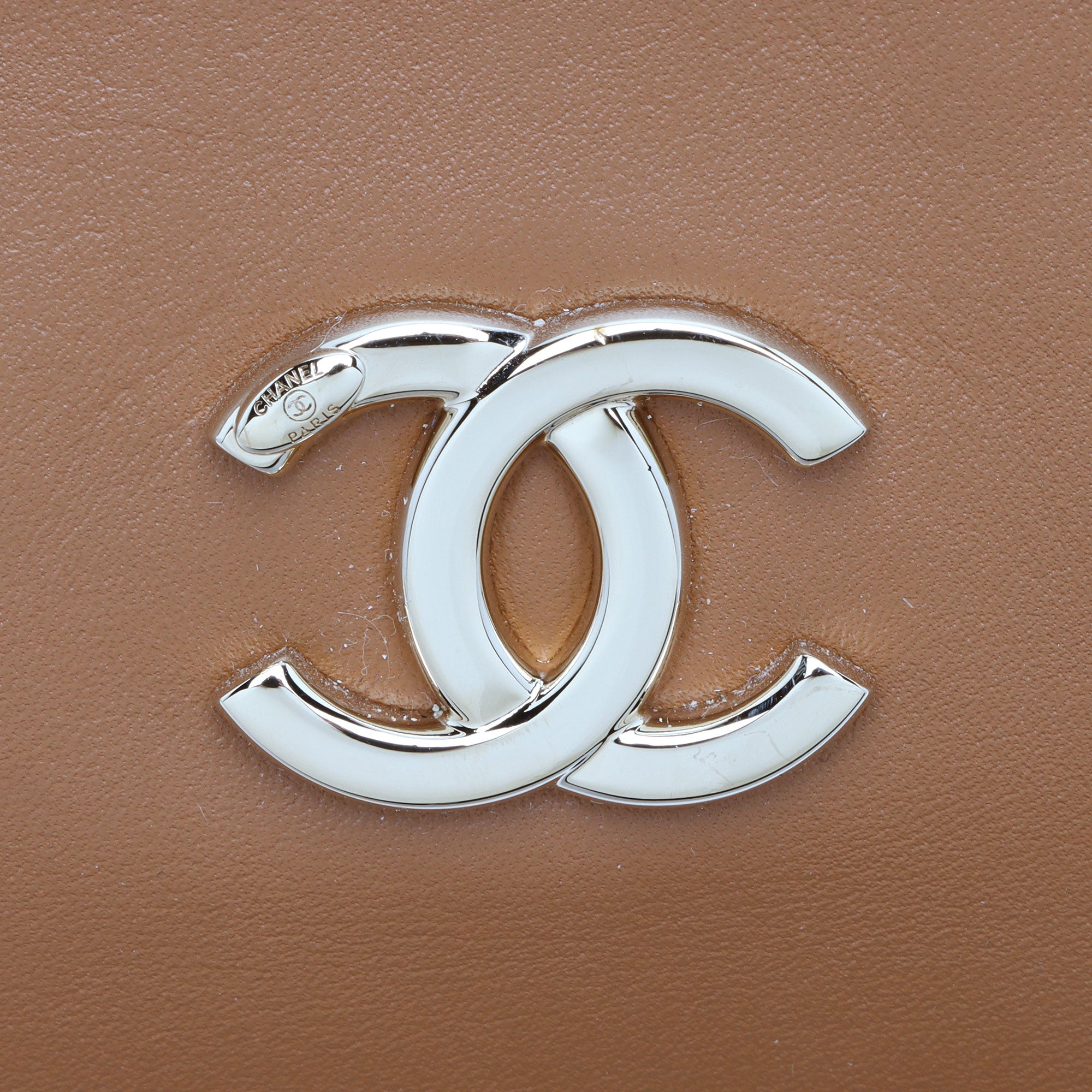 Chanel Lambskin CC Chain Pochette