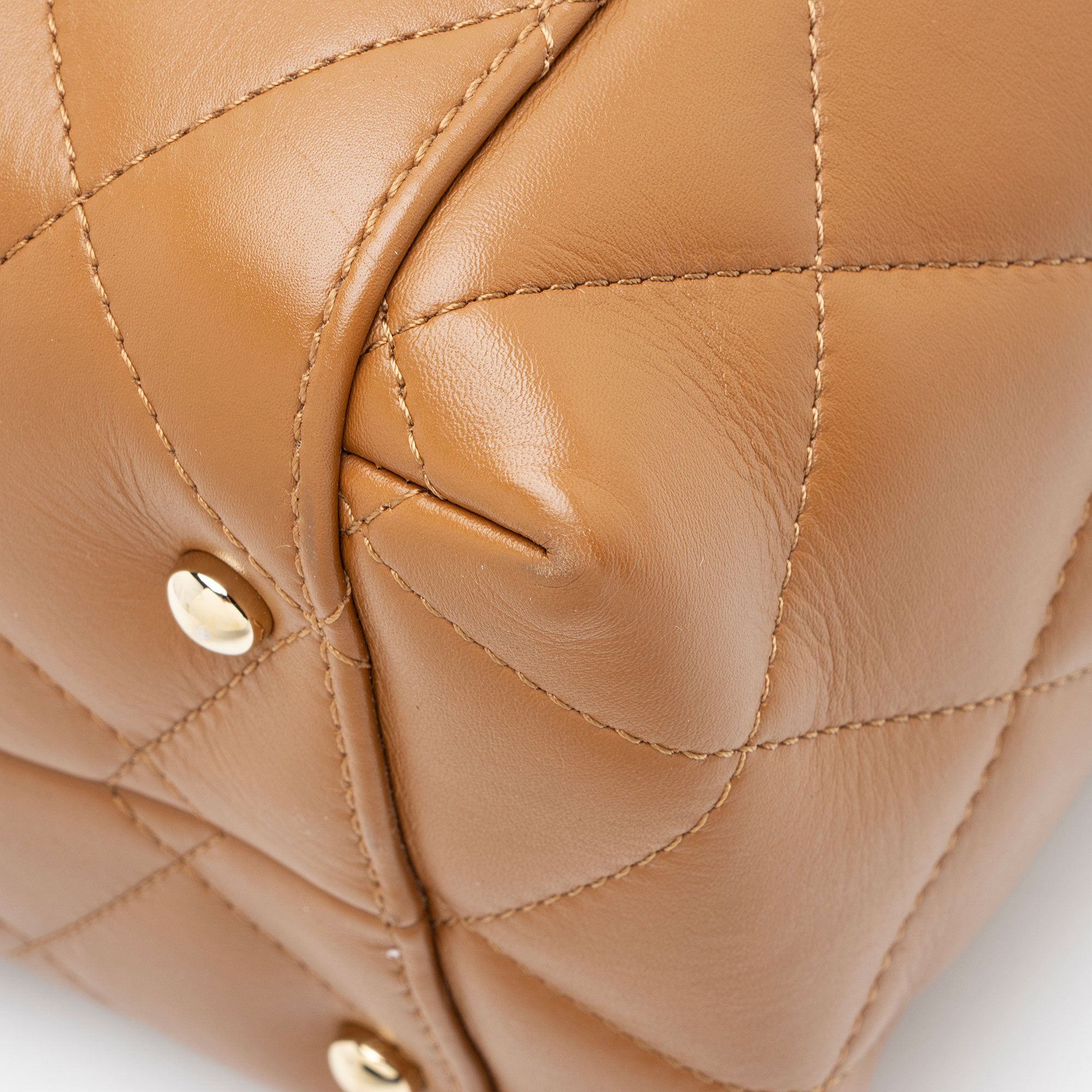 Chanel Lambskin CC Small Shopping Tote