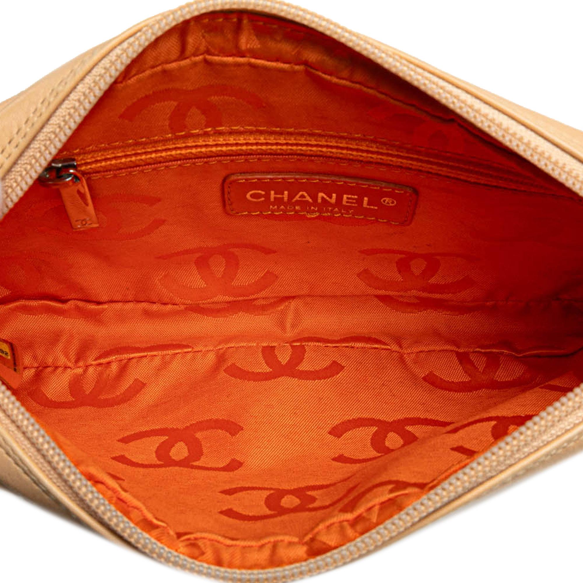 Chanel Lambskin Cambon Ligne Pochette