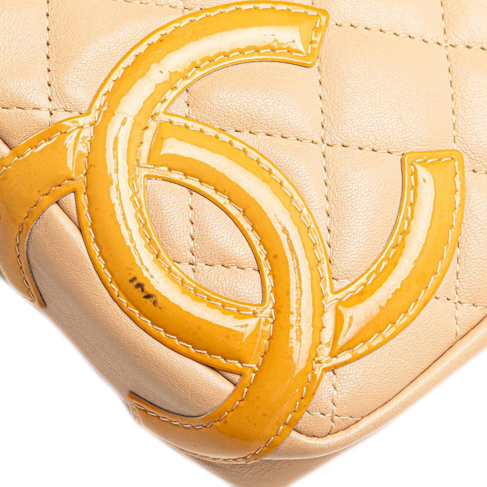 Chanel Lambskin Cambon Ligne Pochette