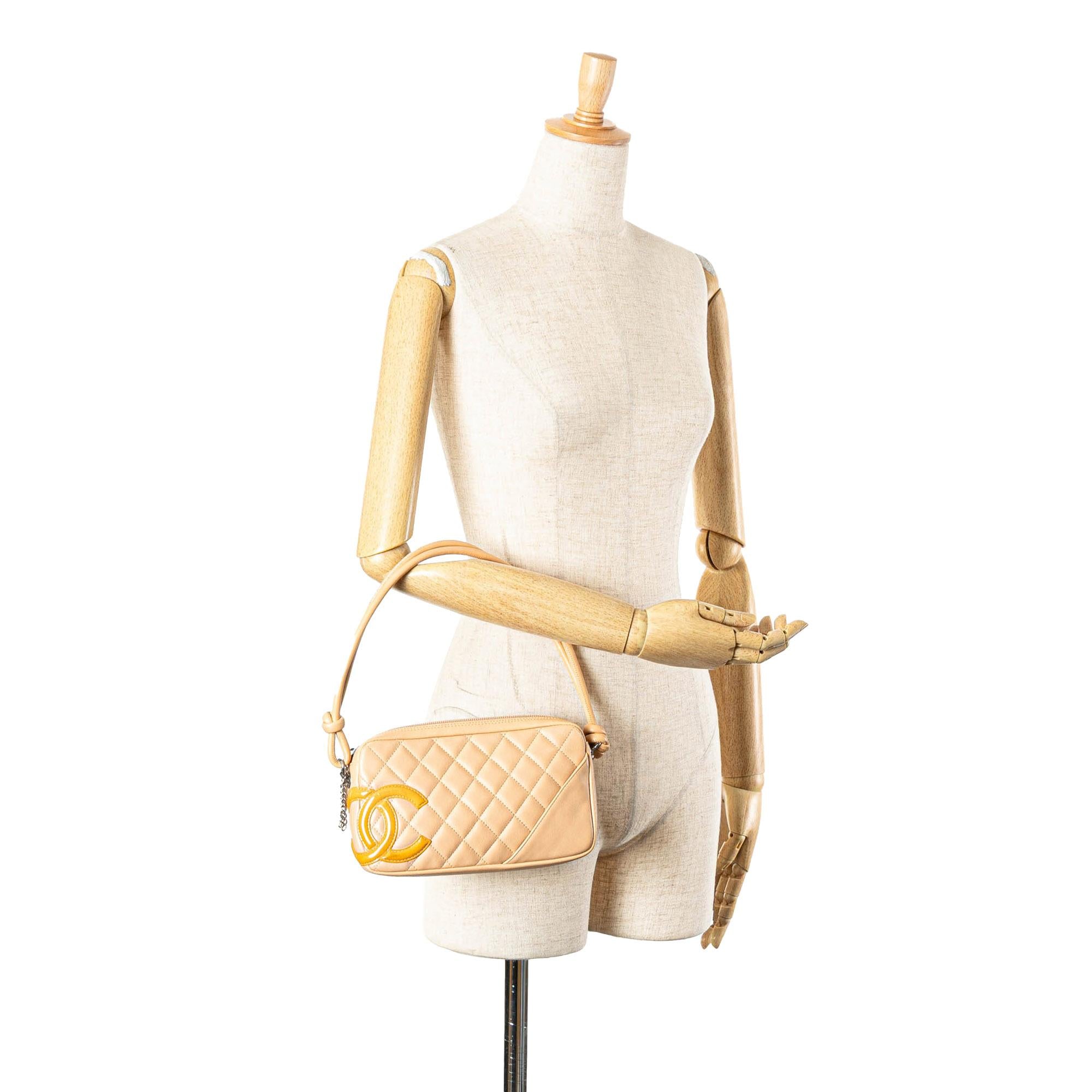 Chanel Lambskin Cambon Ligne Pochette