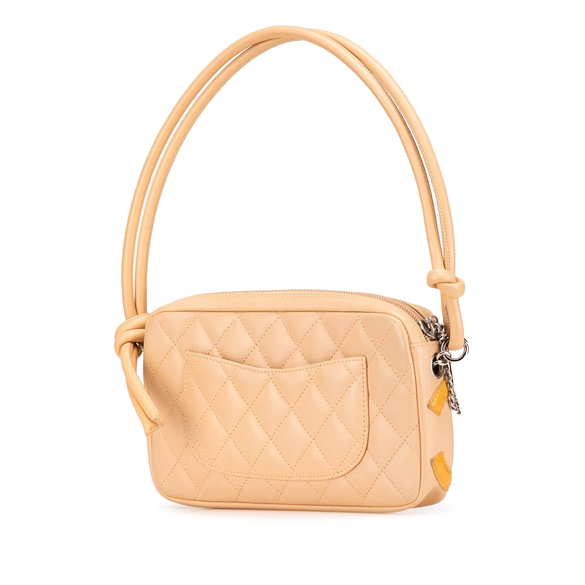 Chanel Lambskin Cambon Ligne Pochette