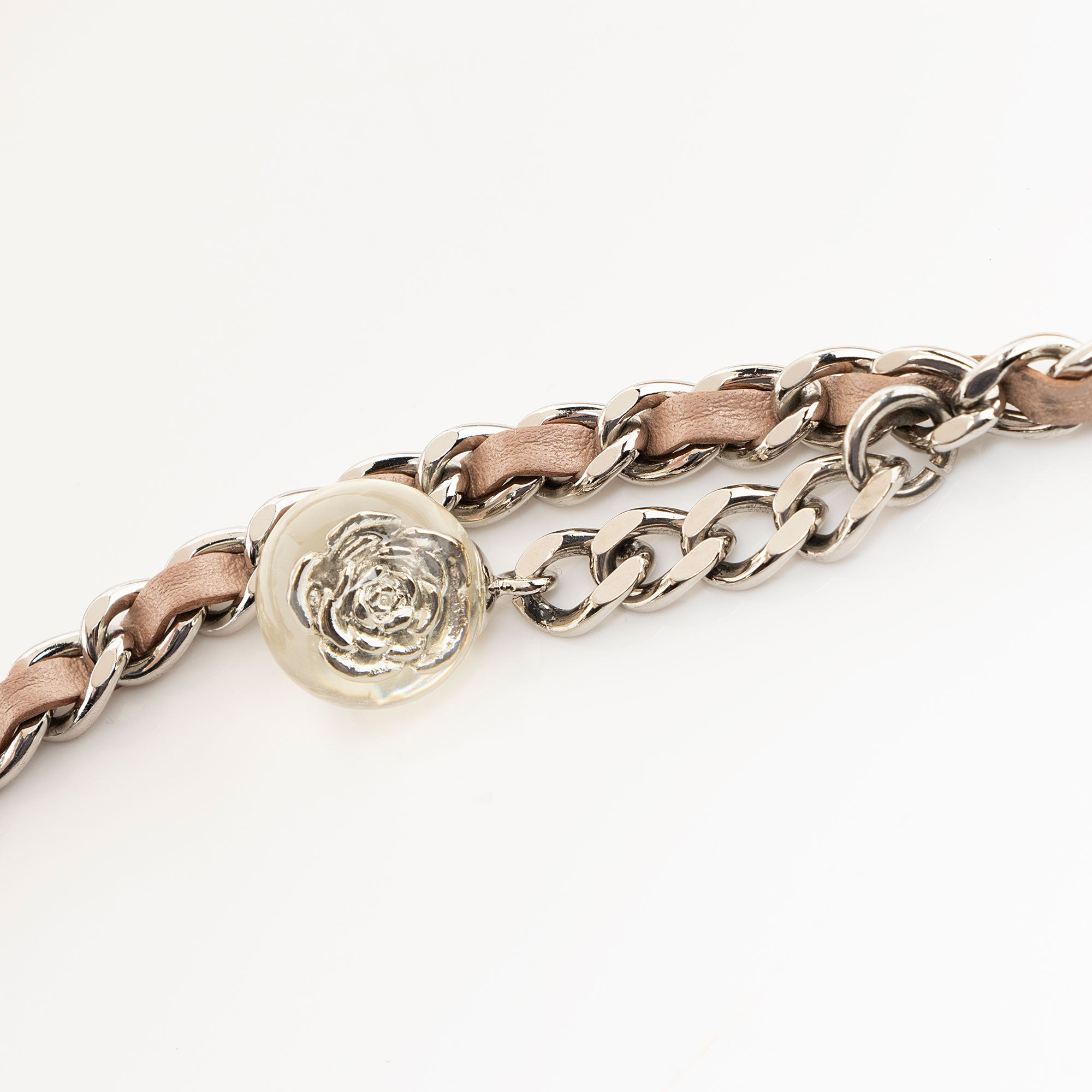 Chanel Lambskin Camellia Wallet on Chain