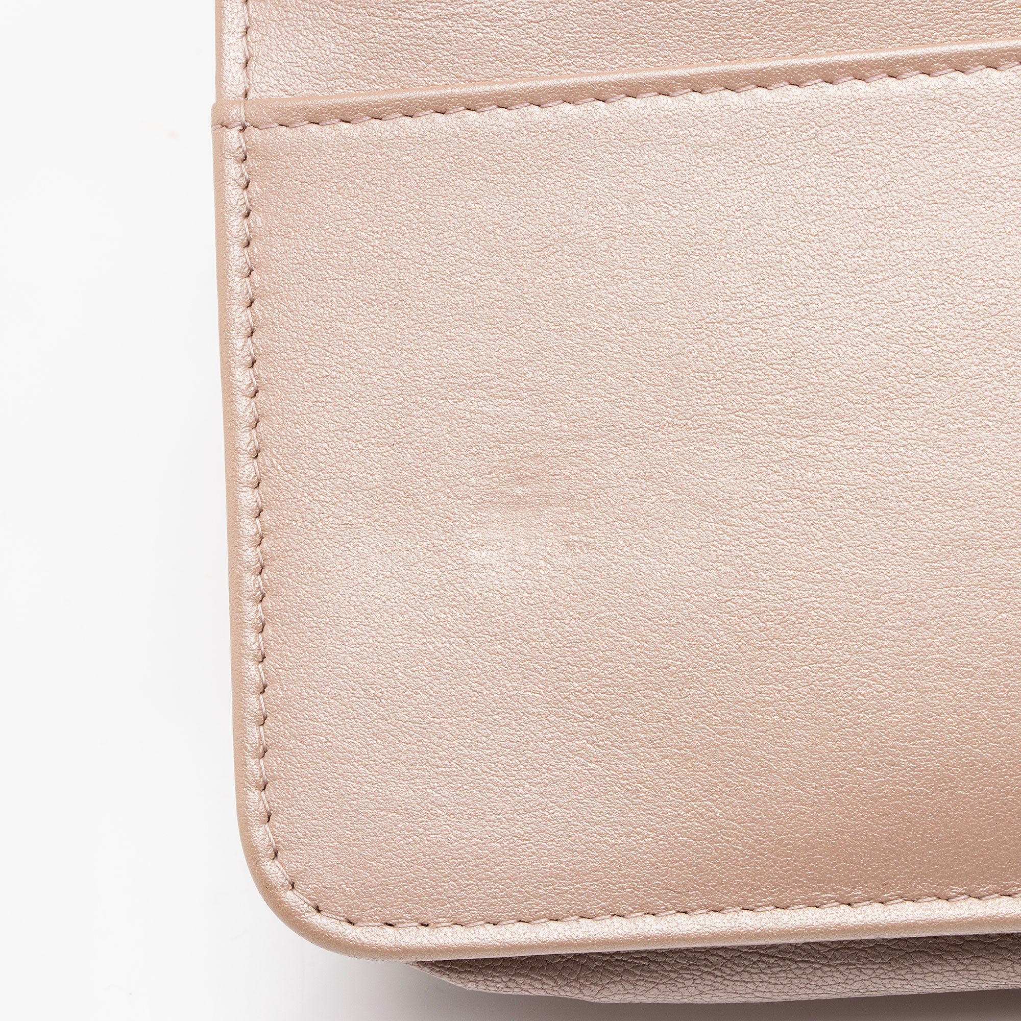 Chanel Lambskin Camellia Wallet on Chain