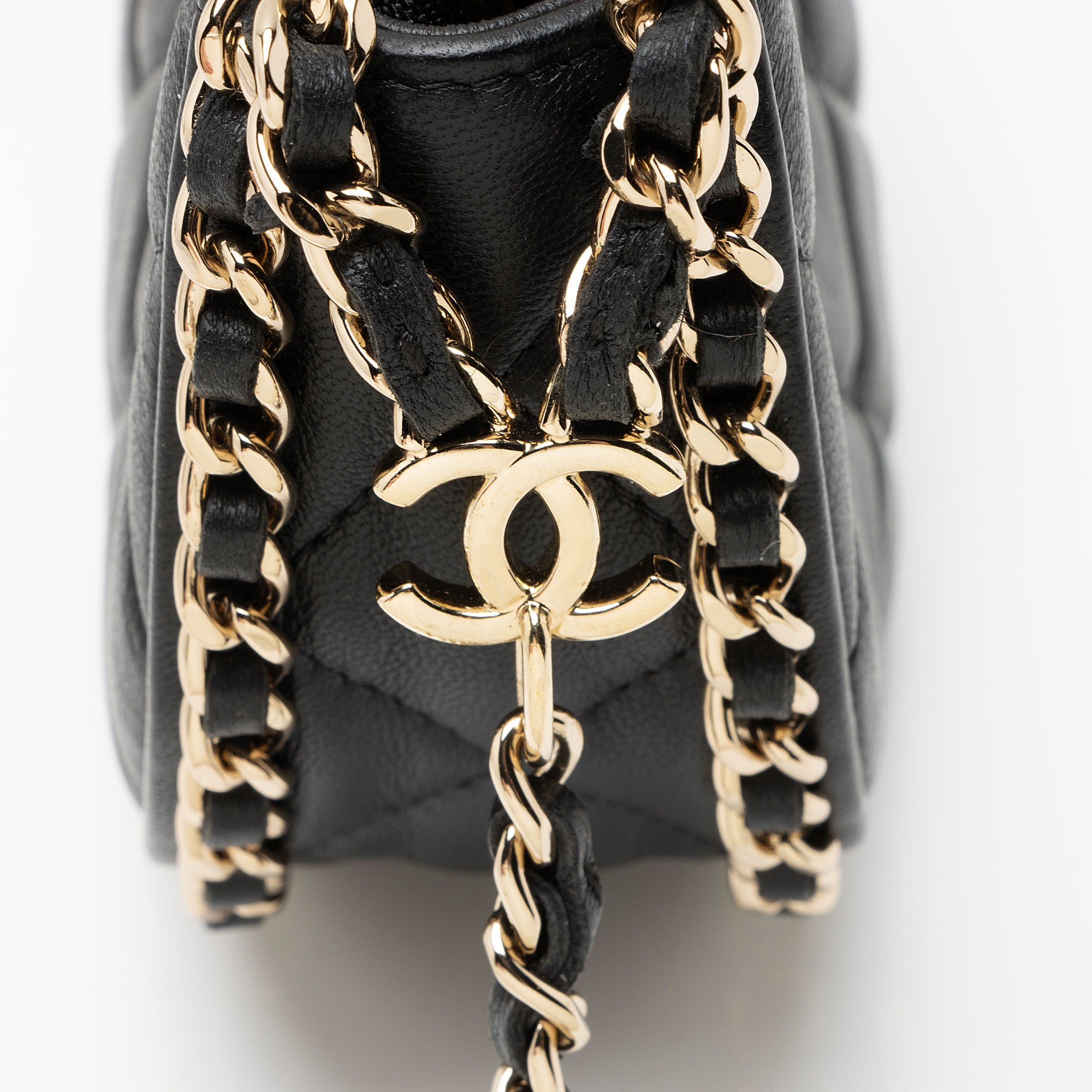 Chanel Lambskin Chain Around Mini Hobo