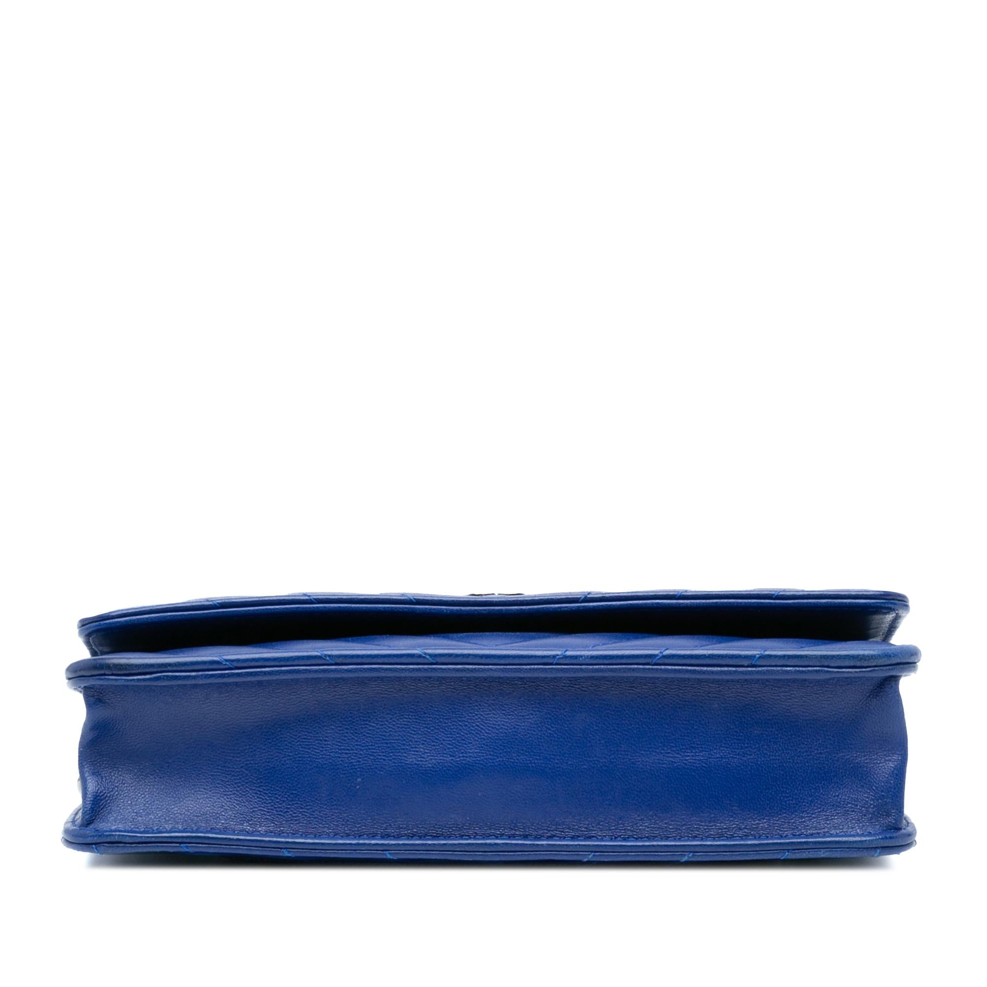 Chanel Lambskin Chevron Trendy Wallet On Chain