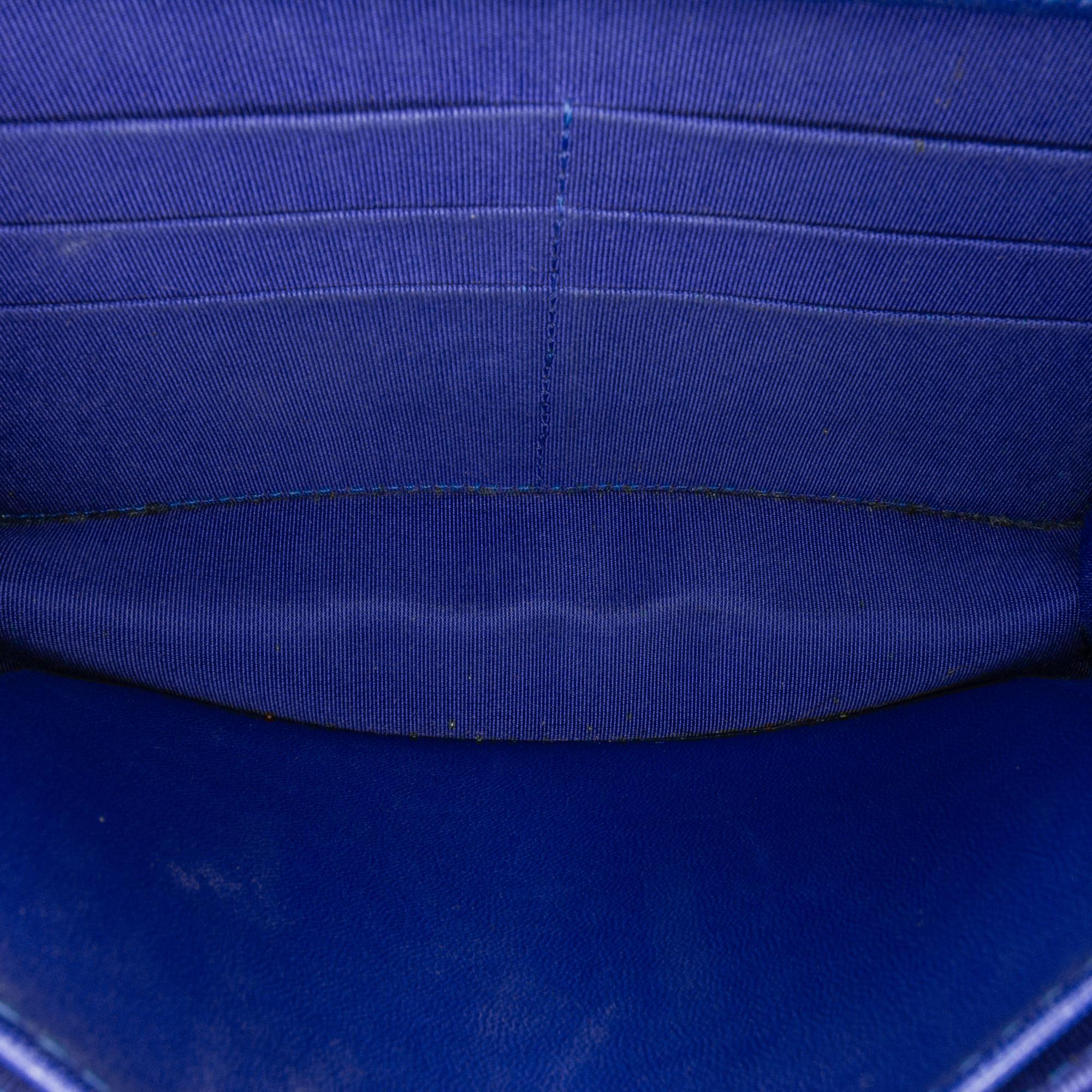 Chanel Lambskin Chevron Trendy Wallet On Chain