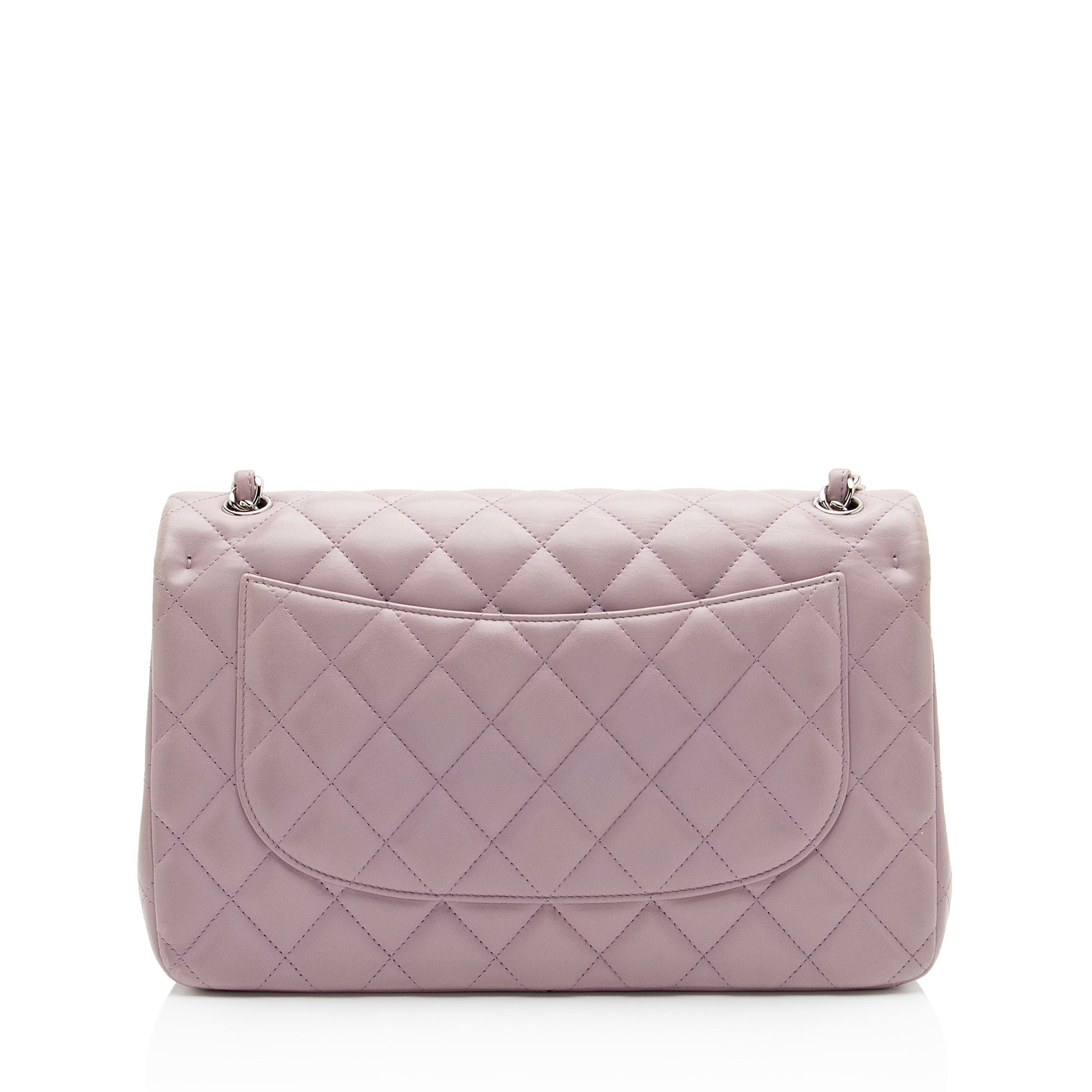 Chanel Lambskin Classic Jumbo Double Flap Bag