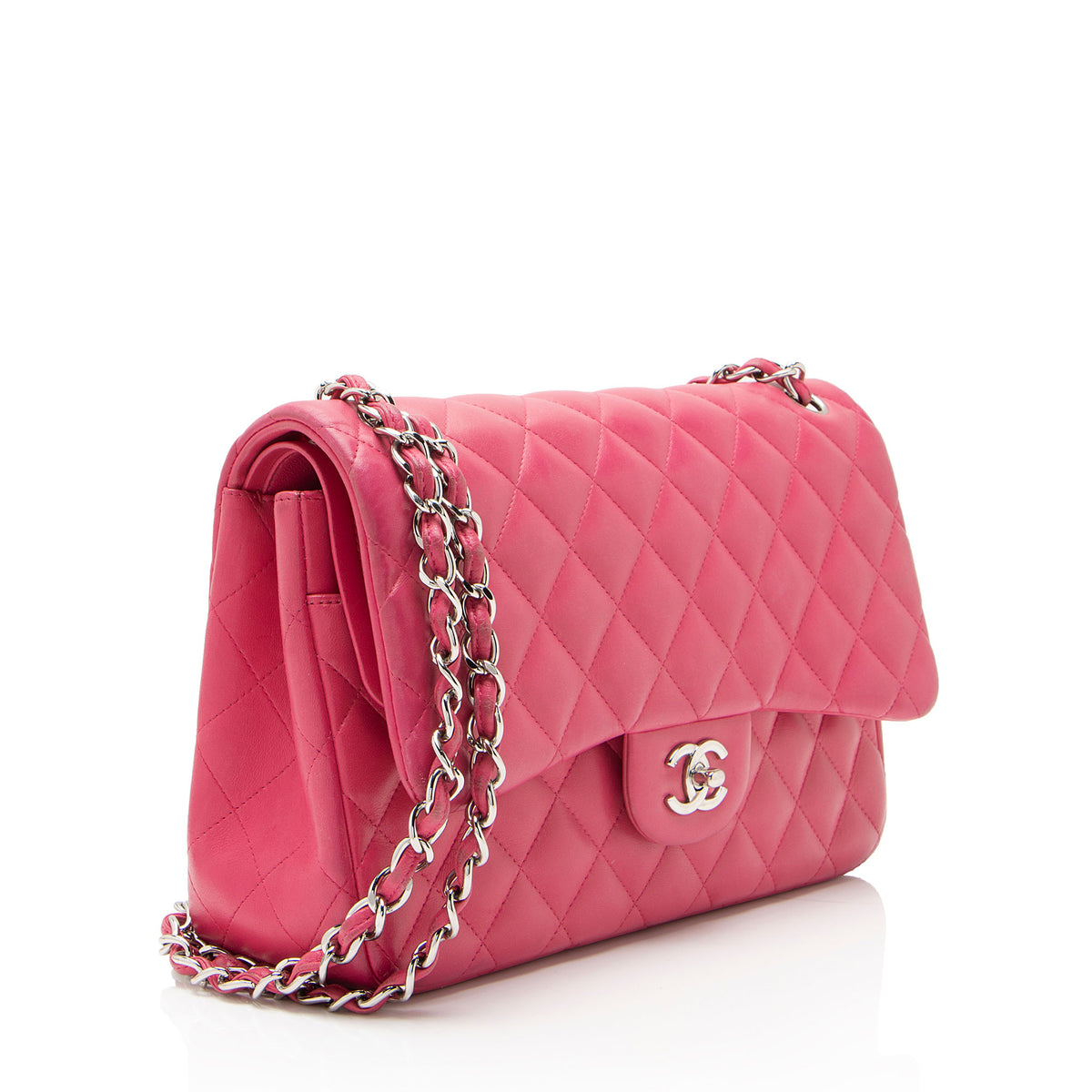 Chanel Lambskin Classic Jumbo Double Flap Bag