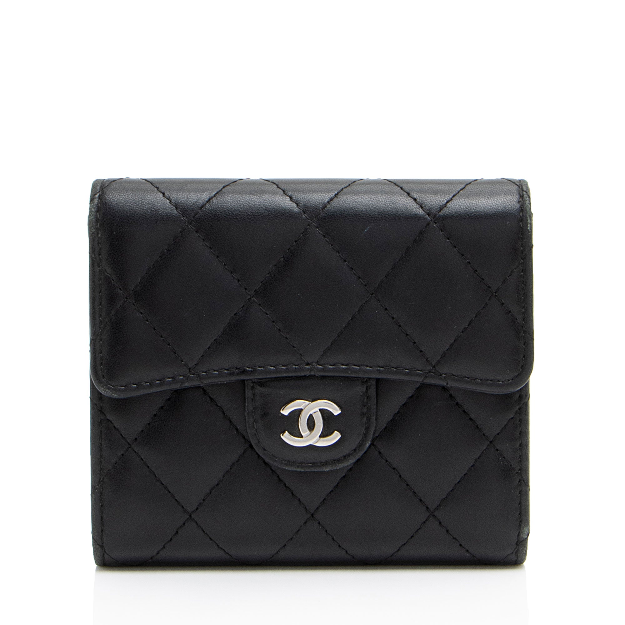 Chanel Lambskin Classic Small Flap Wallet