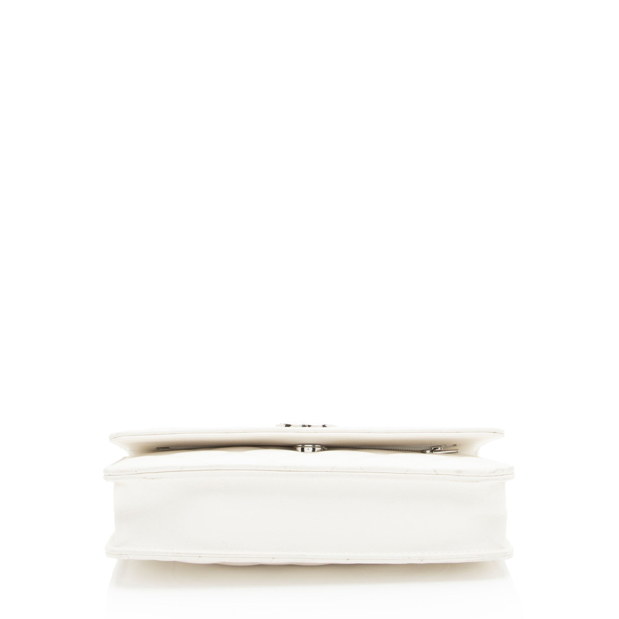 Chanel Lambskin Crystal CC Wallet on Chain