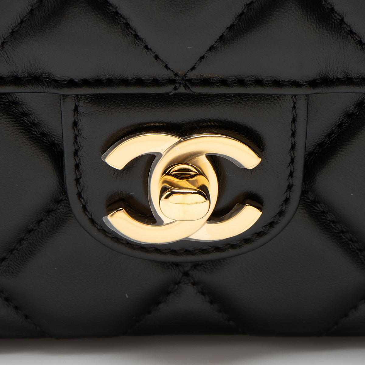 Chanel Lambskin E/W Small Flap Bag