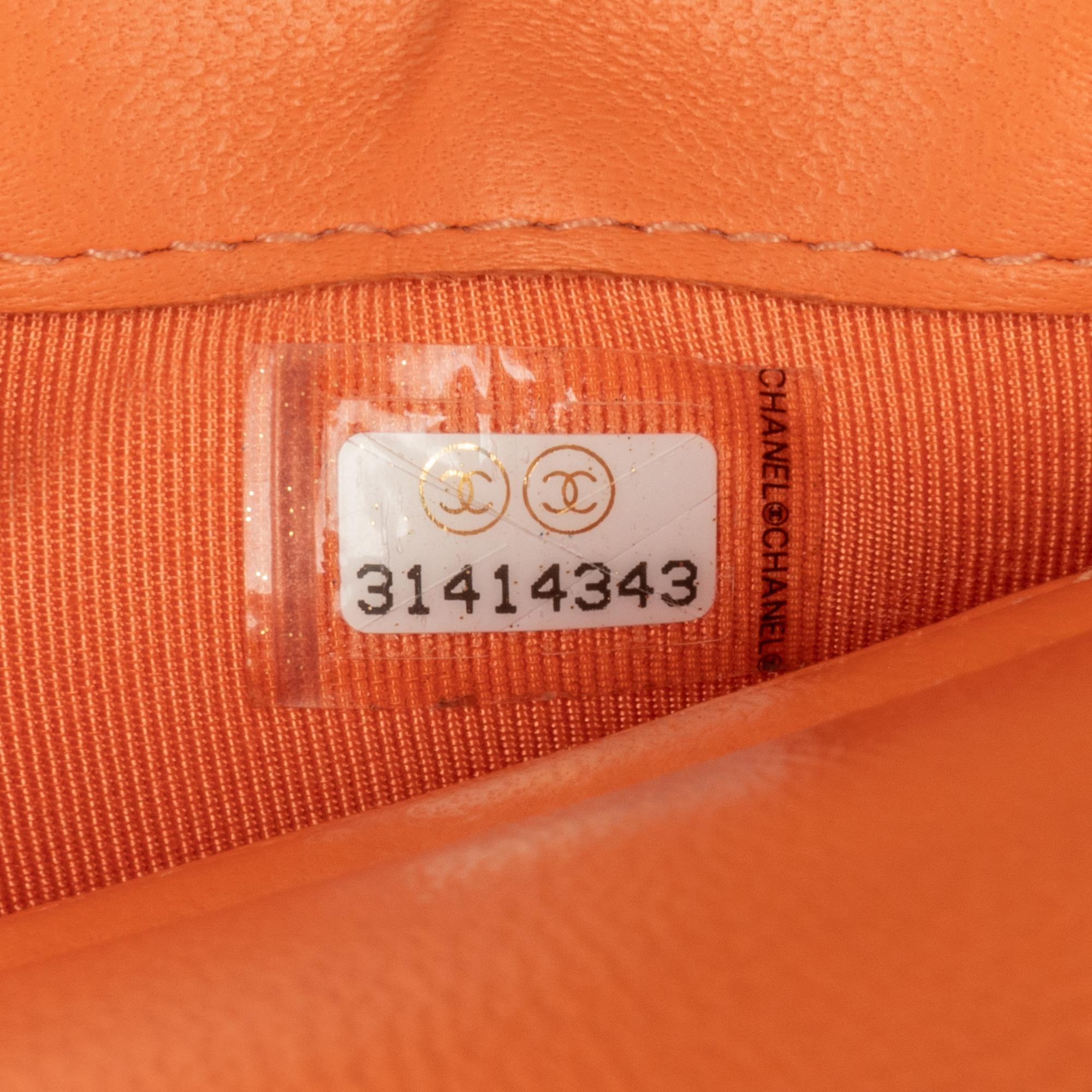 Chanel Lambskin Flap Phone Holder with Chain