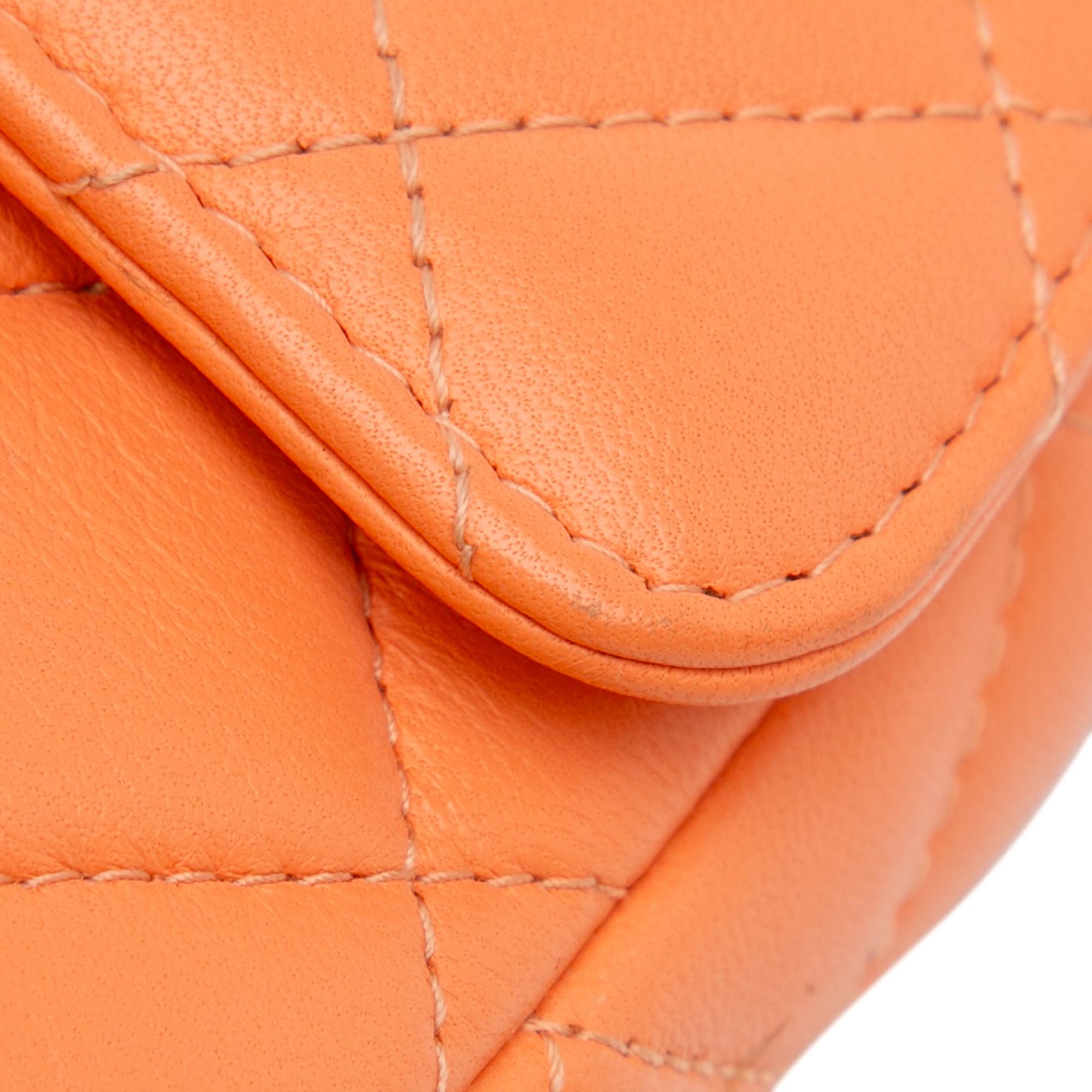 Chanel Lambskin Flap Phone Holder with Chain