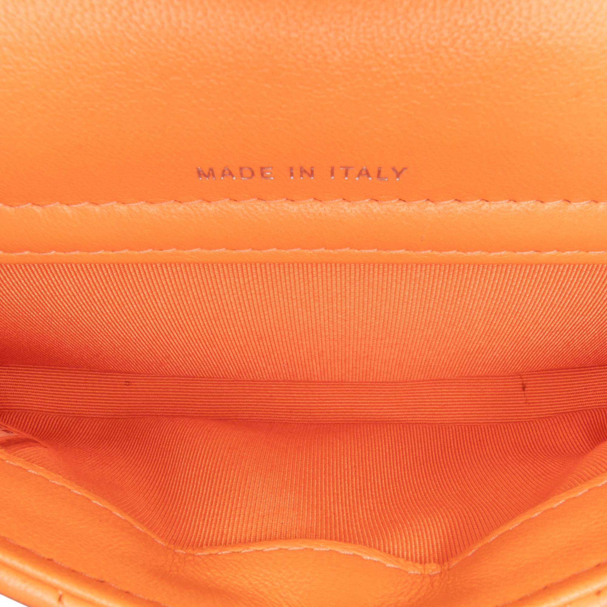 Chanel Lambskin Flap Phone Holder with Chain