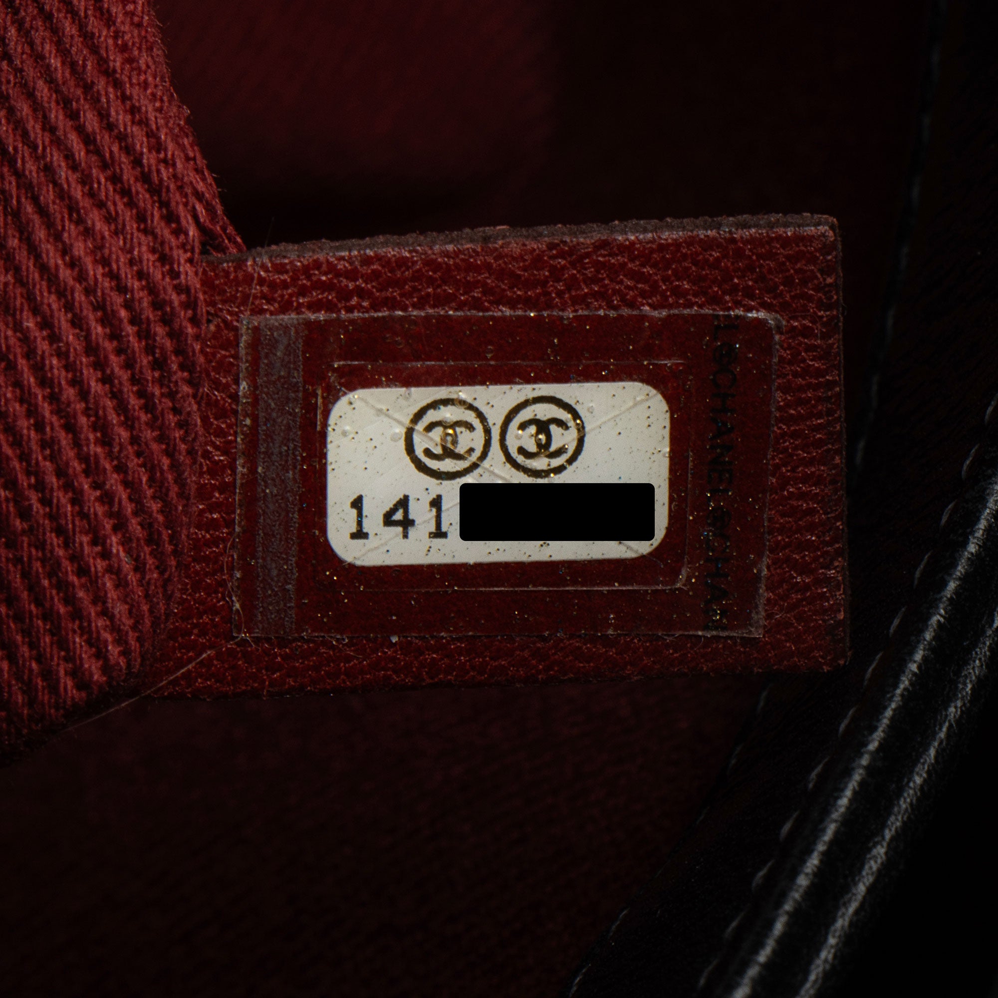 Chanel Lambskin Just Mademoiselle Large Bowler Bag (SHF-xiVMoz)