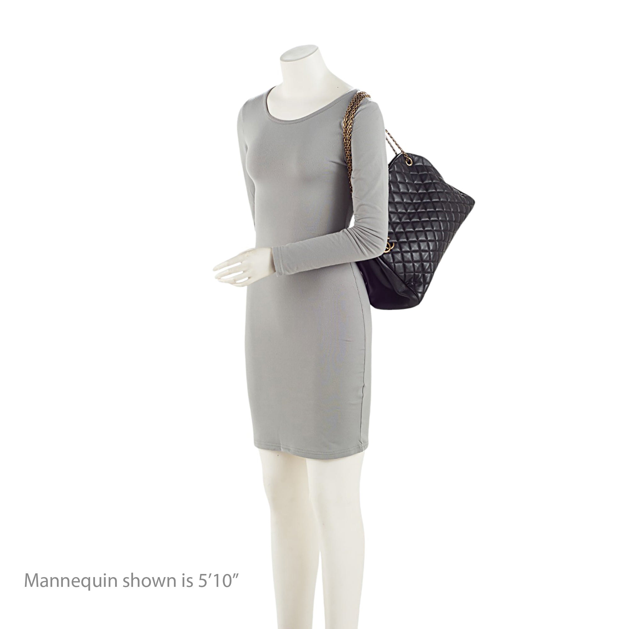 Chanel Lambskin Just Mademoiselle Large Bowler Bag (SHF-xiVMoz)