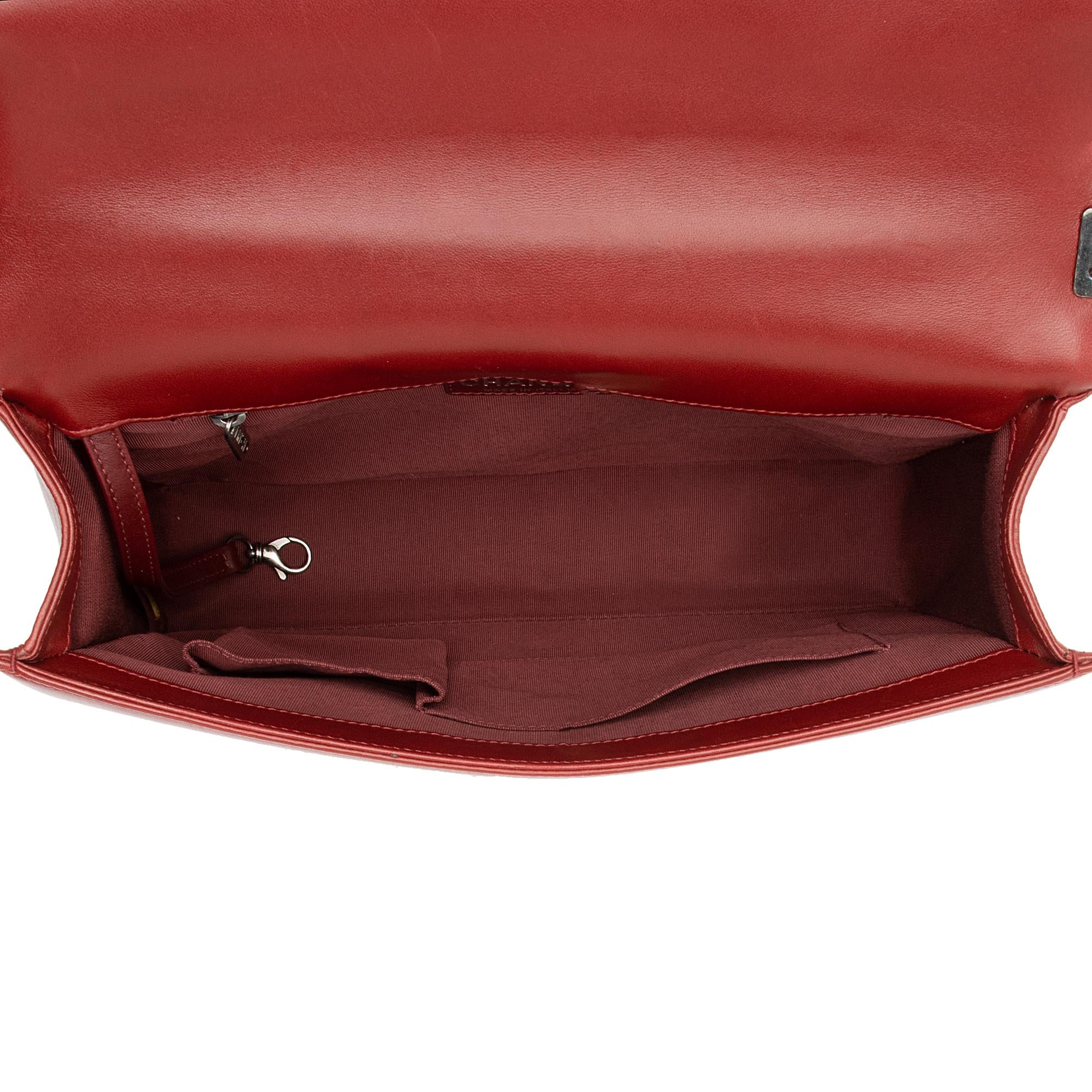 Chanel Lambskin Large Boy Bag (SHF-23768)