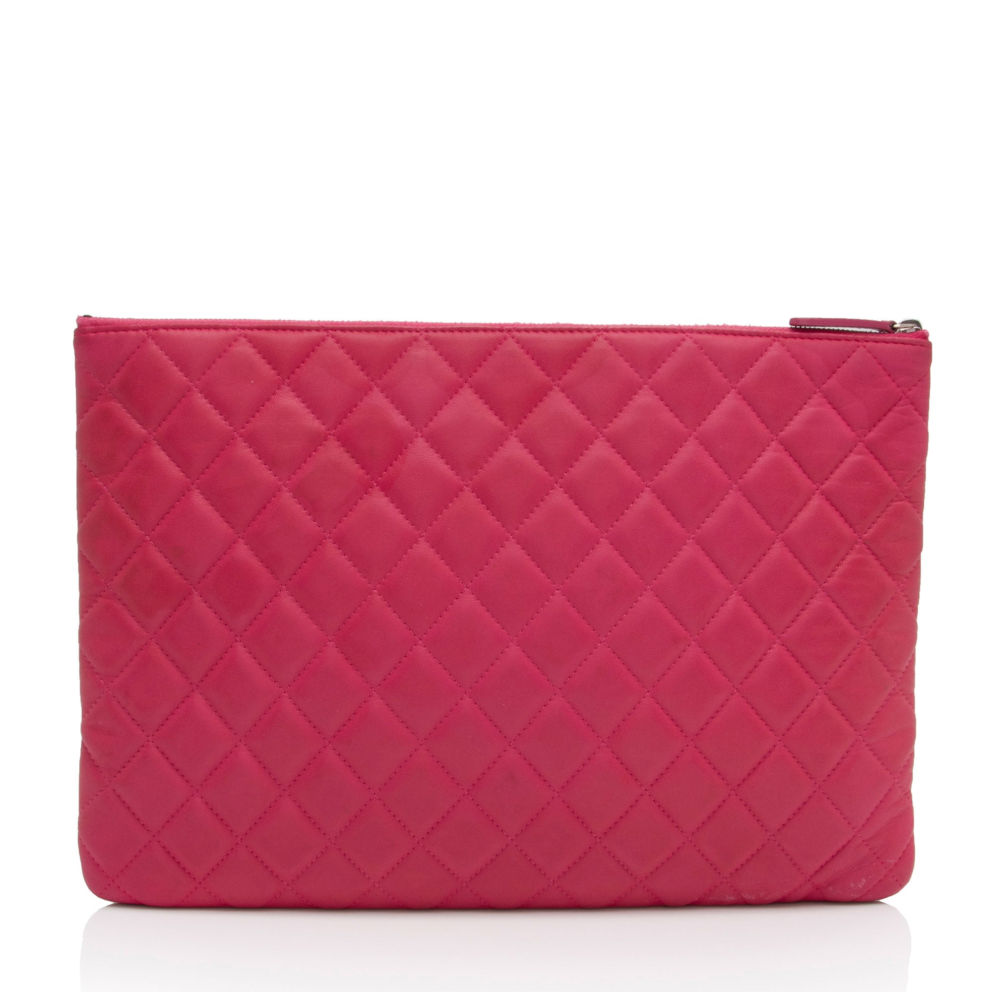 Chanel Lambskin Large O-Case (SHF-tCz0r4)