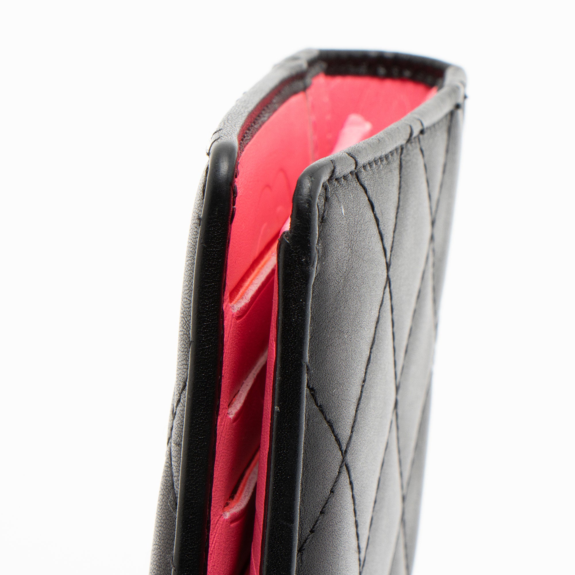 Chanel Lambskin Ligne Cambon Bifold Wallet