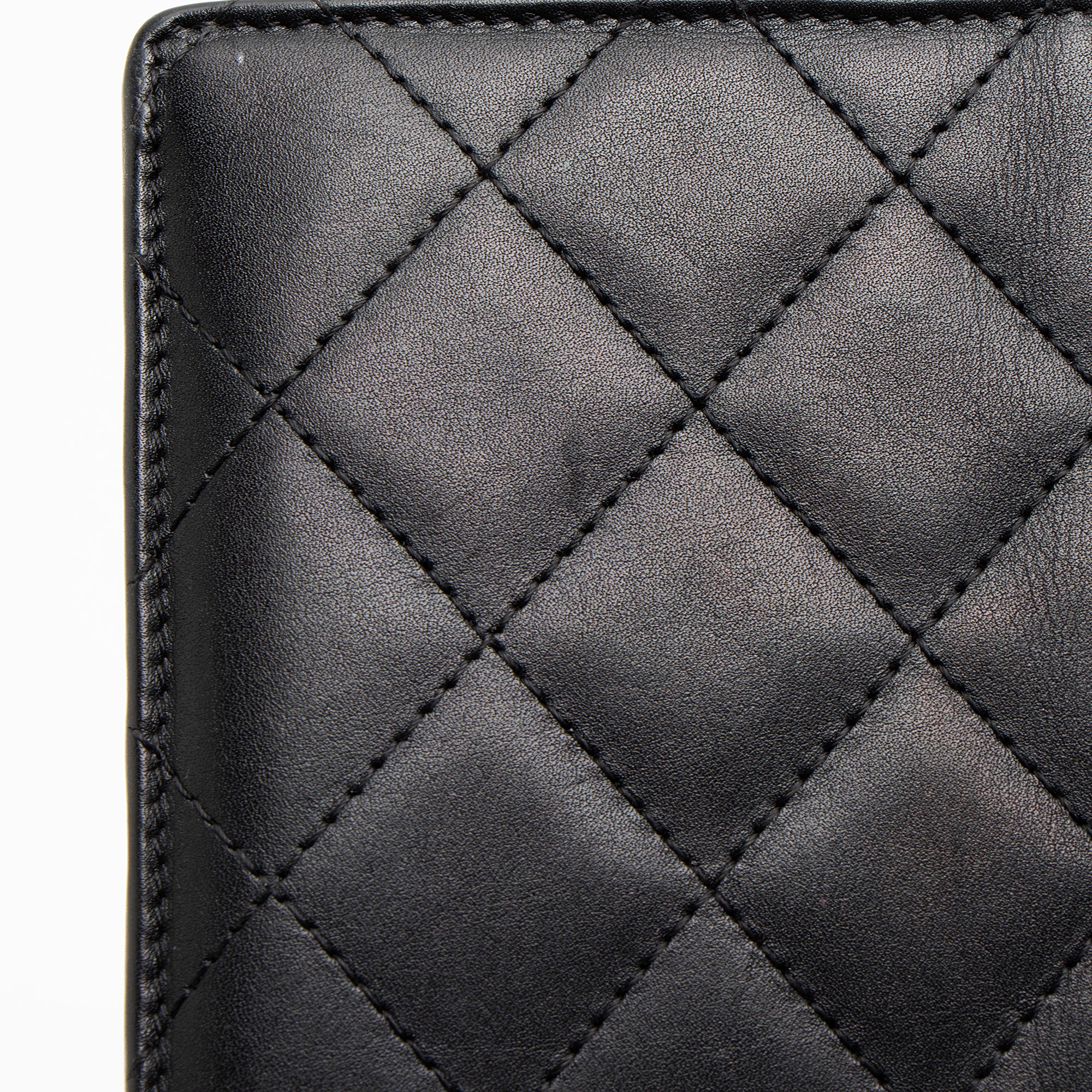 Chanel Lambskin Ligne Cambon Bifold Wallet