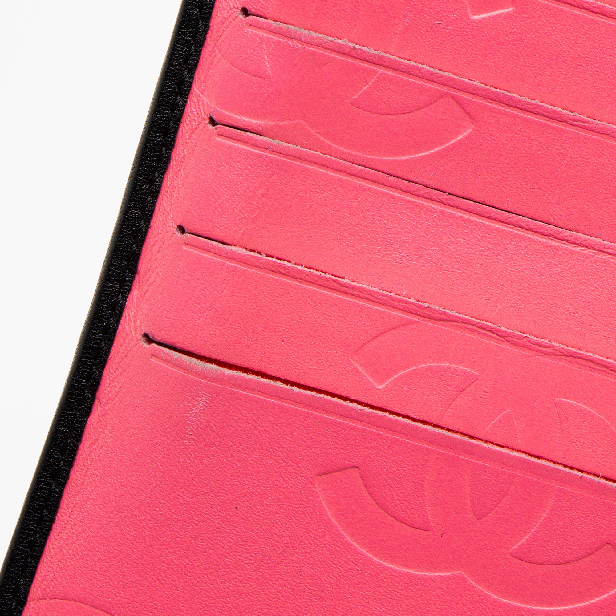 Chanel Lambskin Ligne Cambon Bifold Wallet