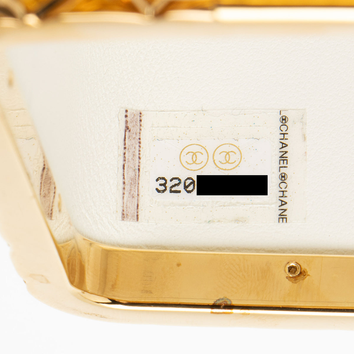 Chanel Lambskin Lock Frame Vanity Case